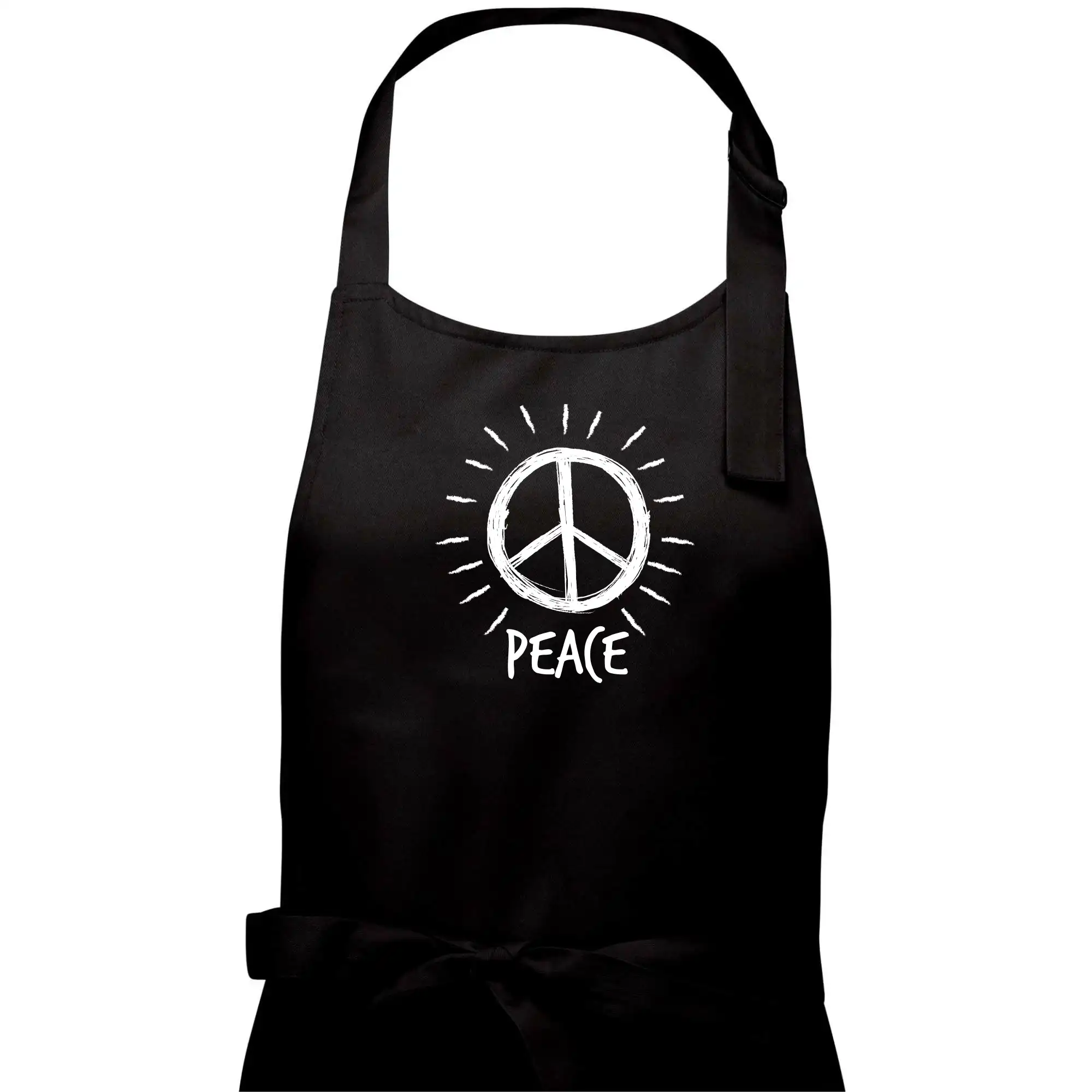 Peace symbol černobílý