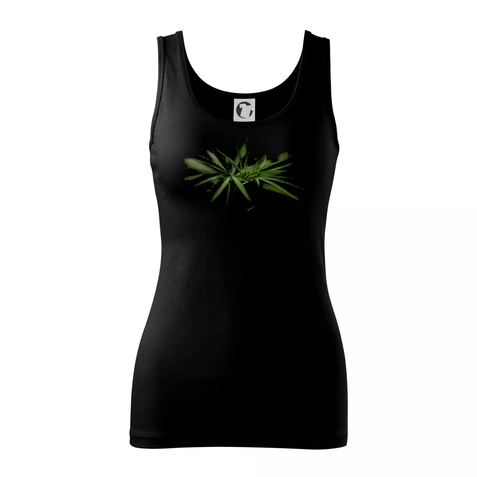 Ganja listy - makro