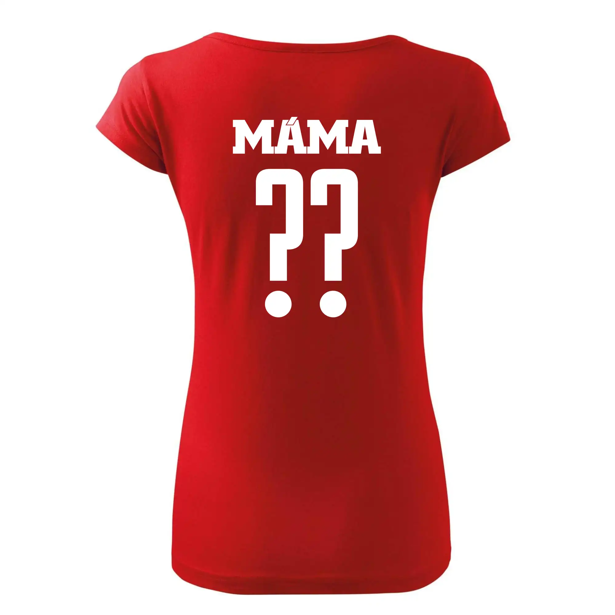 Máma - dres se jménem a číslem