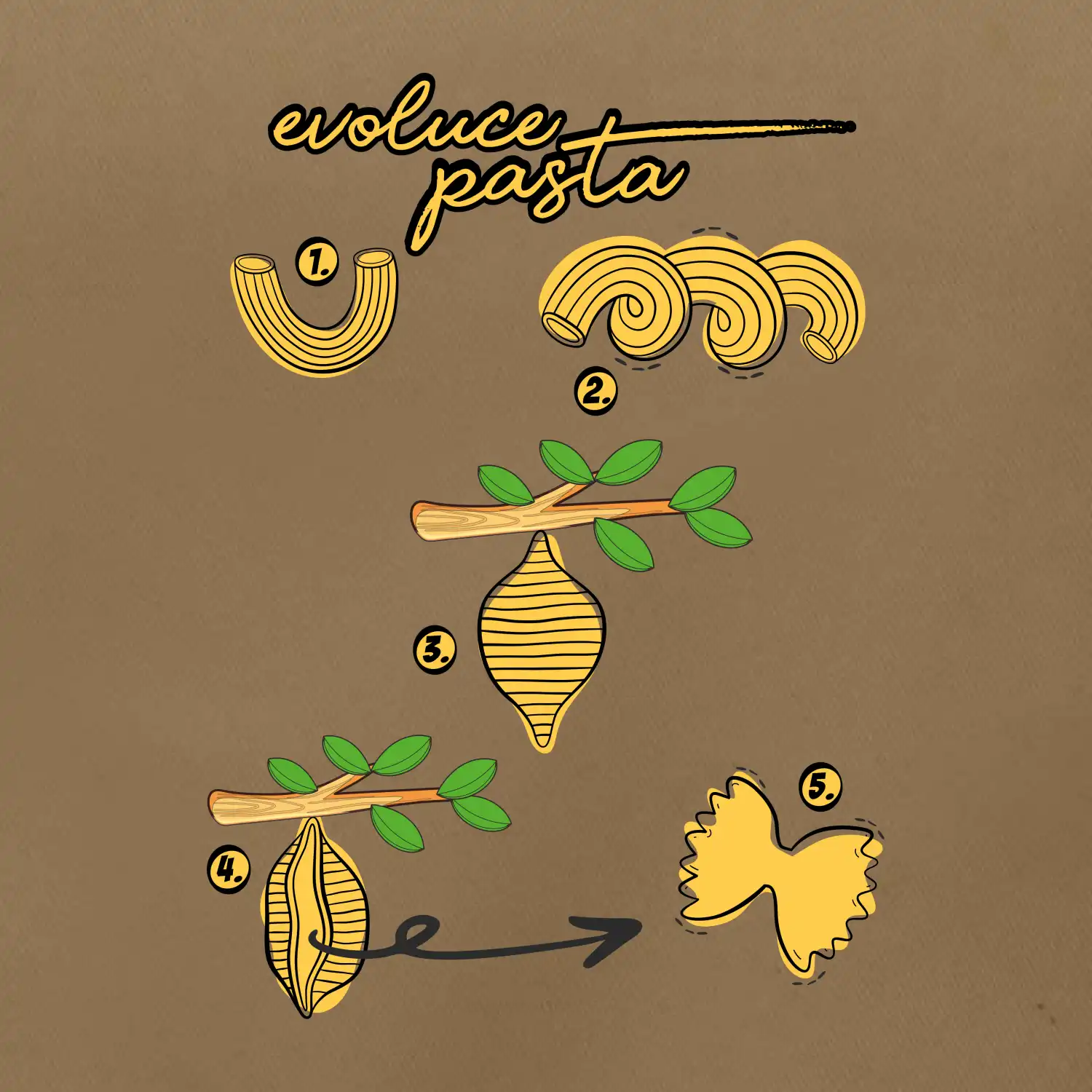 Evoluce pasta