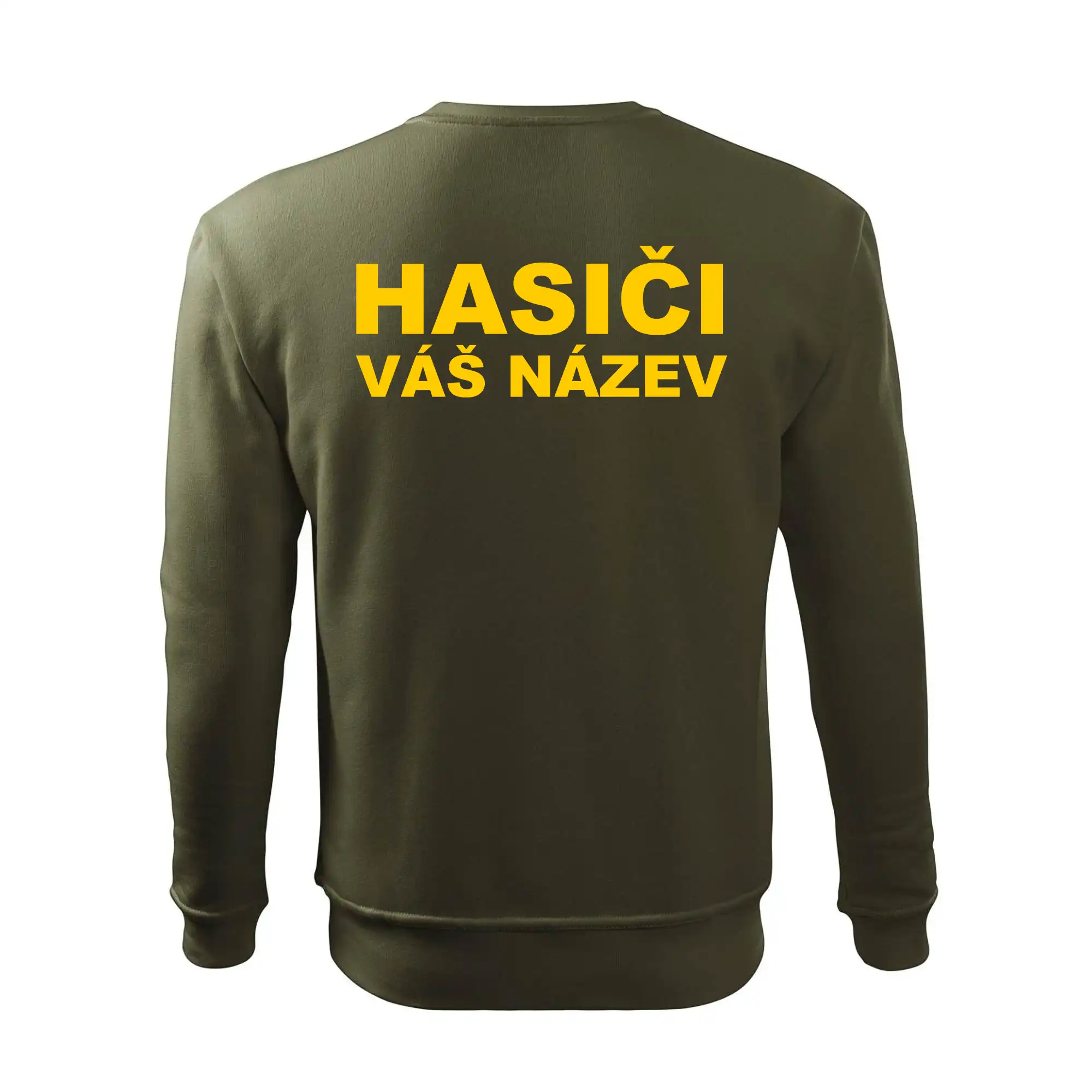 Hasiči - žlutý nápis - váš název sboru