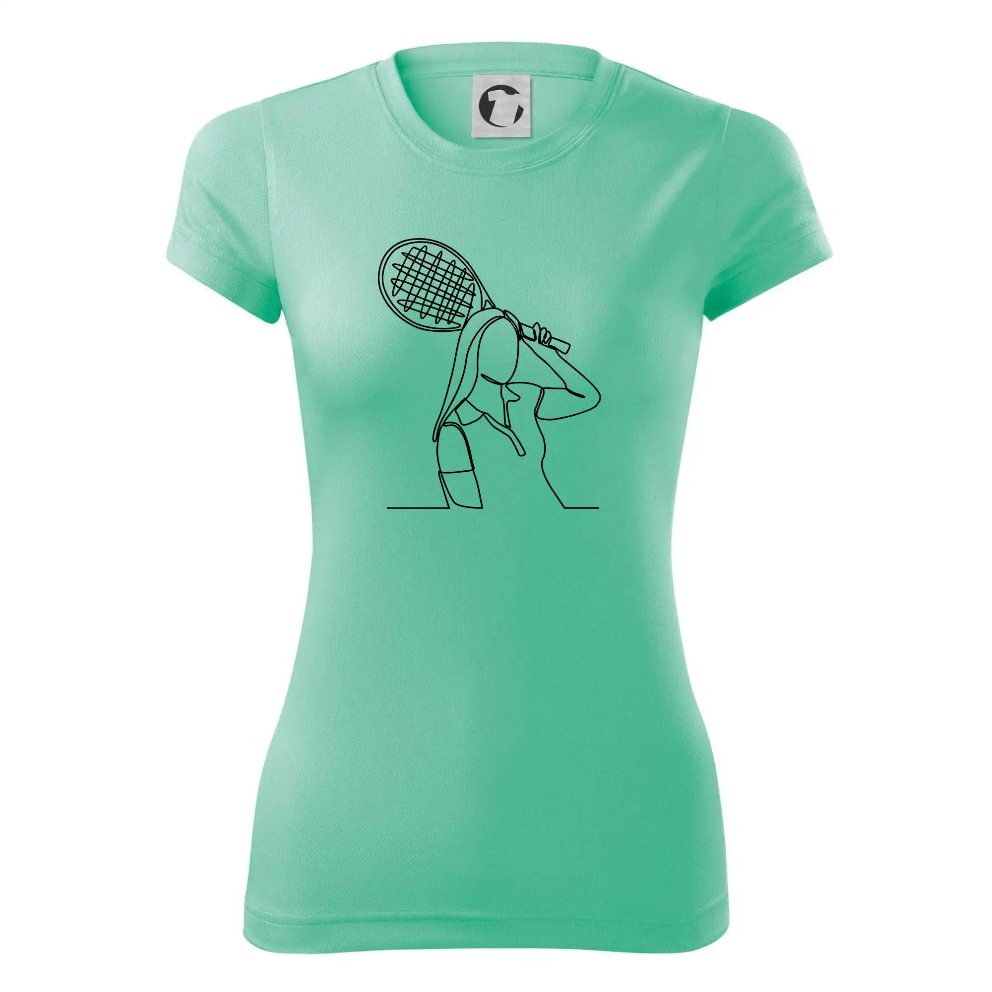 Tenistka  jednim tahem