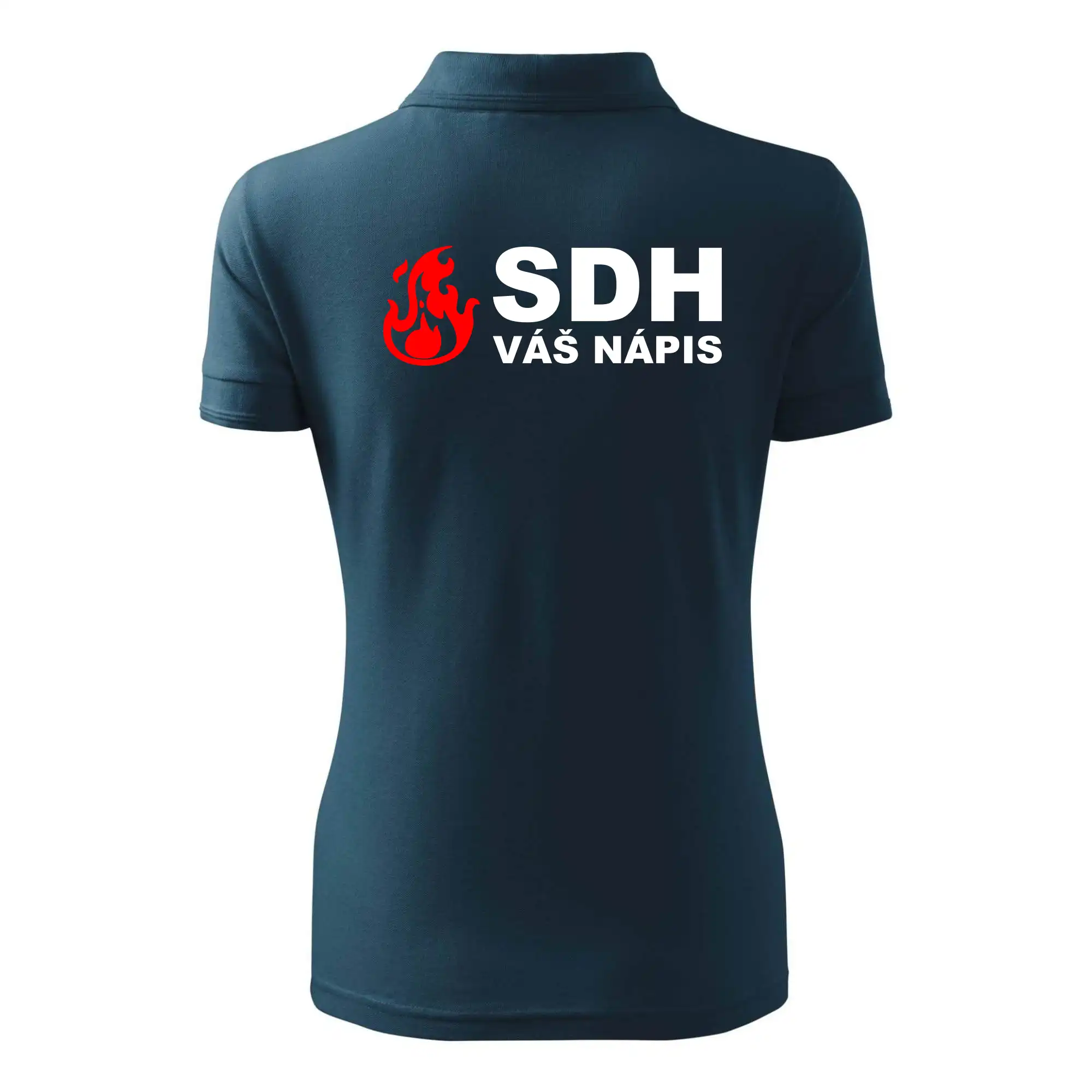 SDH nápis (oheň, název sboru - vlastní nápis)
