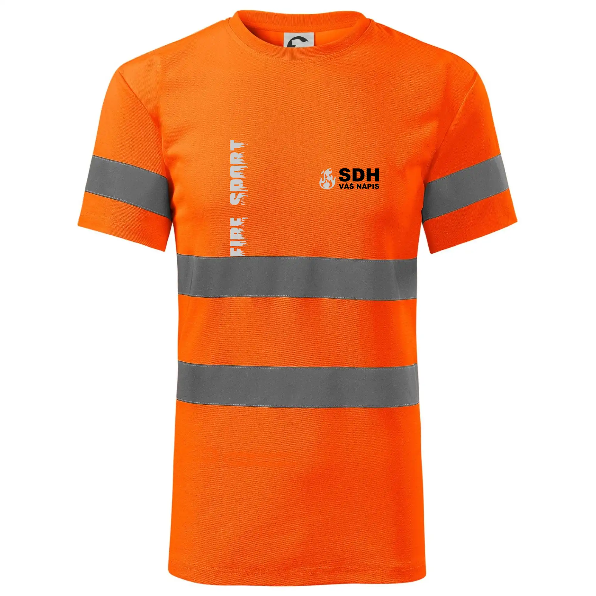 SDH REFLEXNÍ nápis (oheň, firesport, název sboru - vlastní nápis)