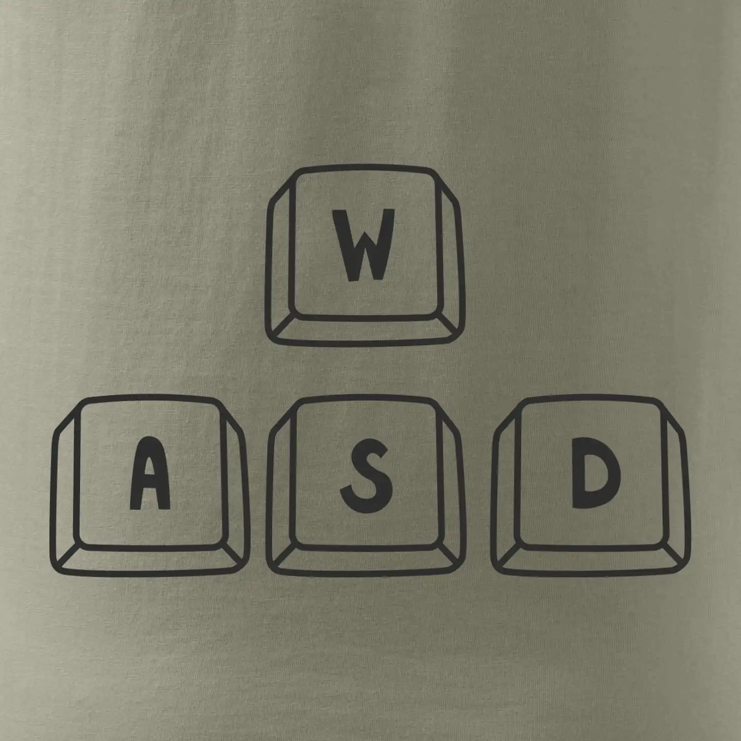 WASD klávesy - prso