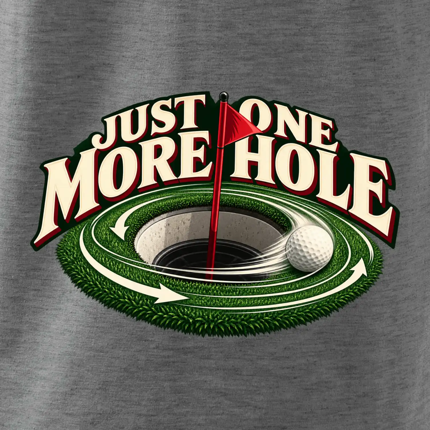 Just one more hole golfový green