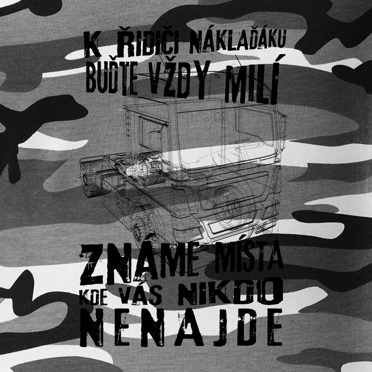 K řidiči náklaďáku buďte vždy milý