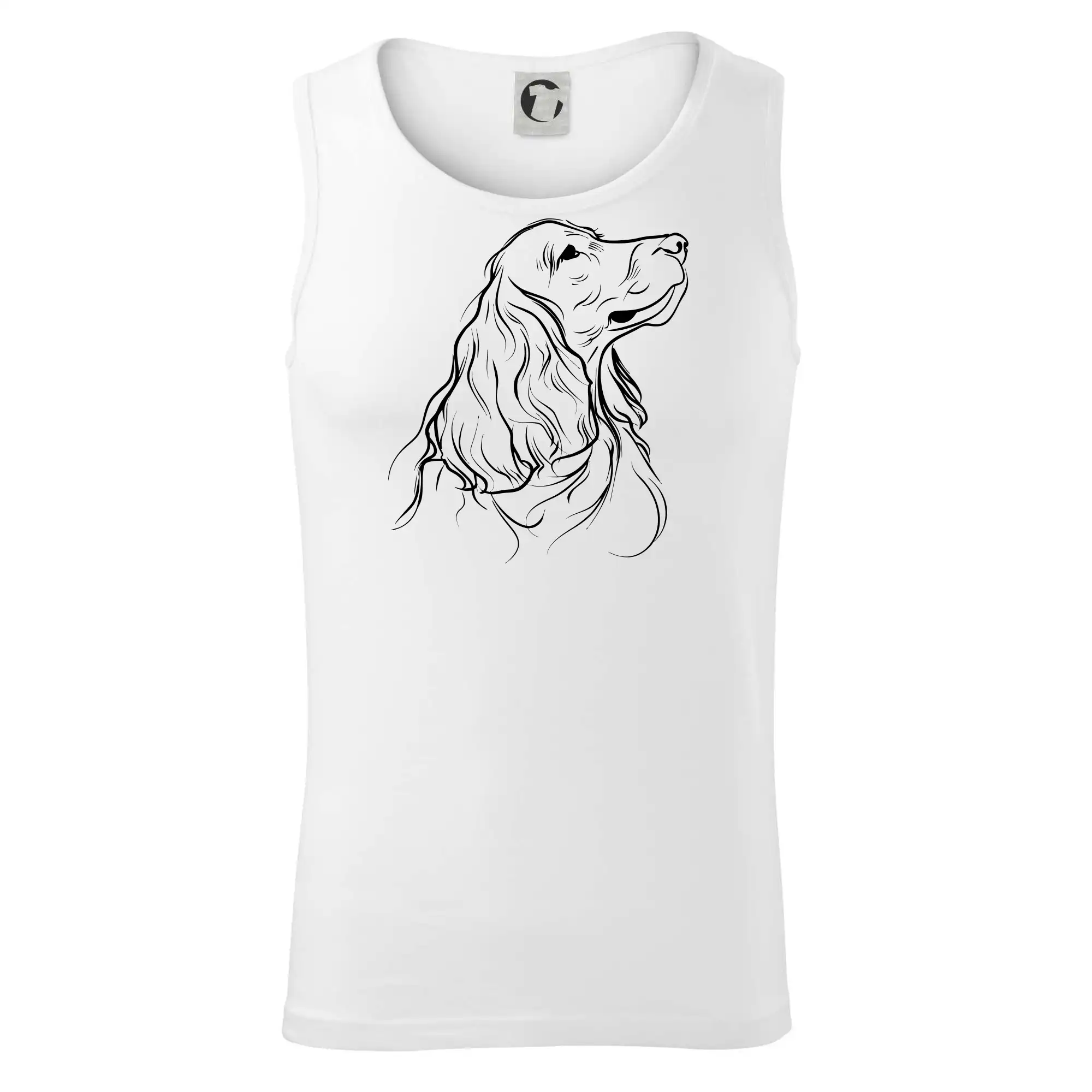 Anglický kokršpaněl černá kresba