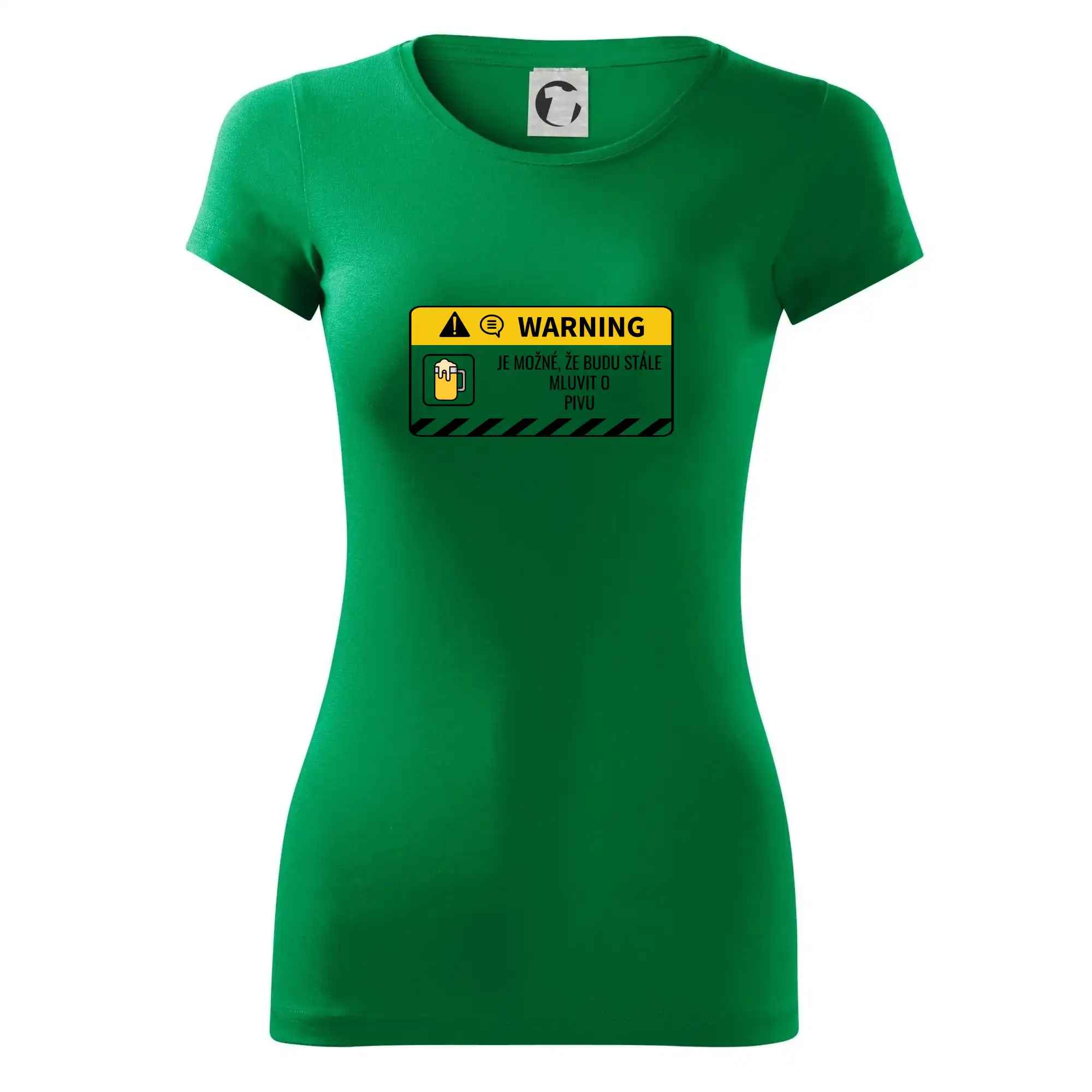 Warning mluvení - pivo