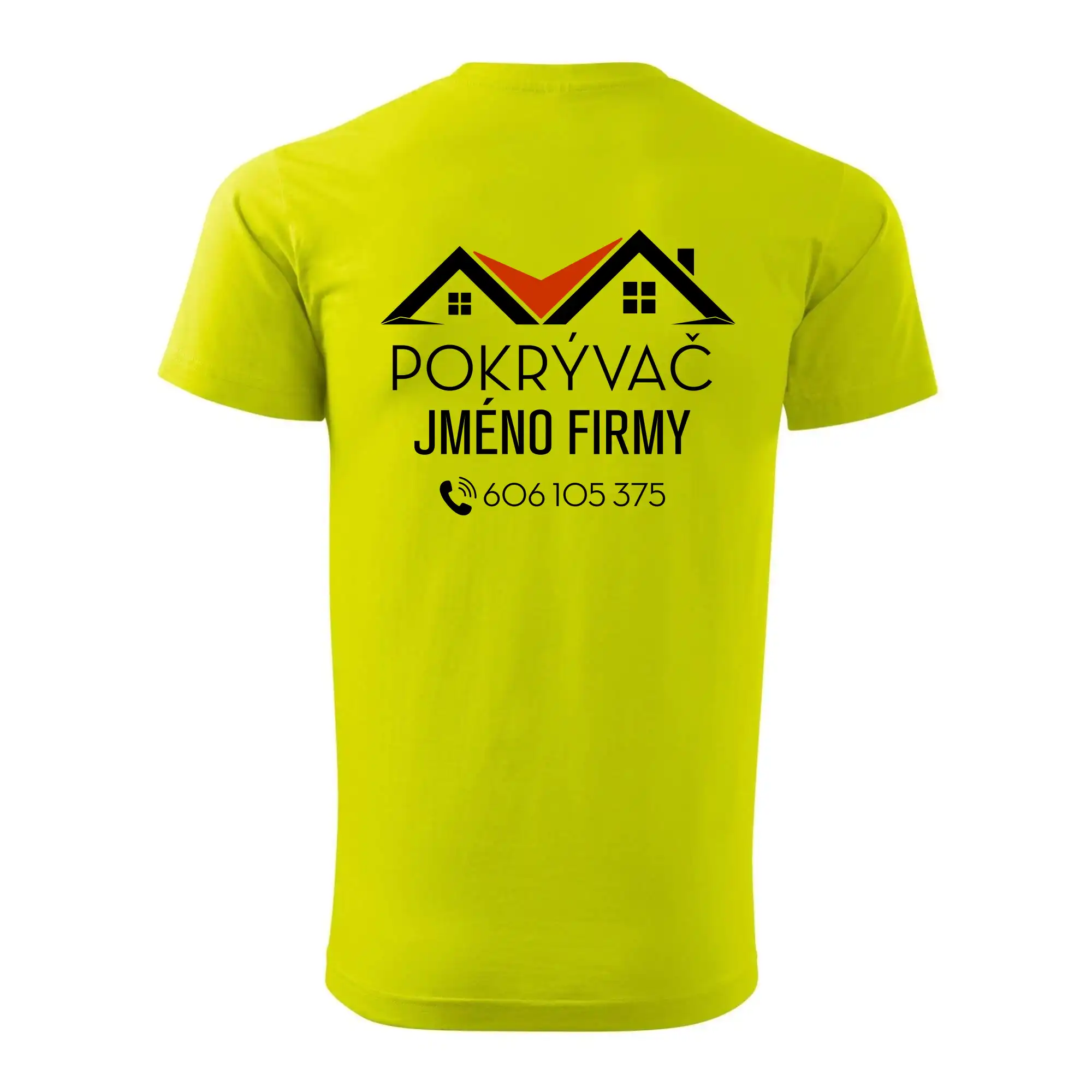 Tričko pro pokrývače - Dvě střechy