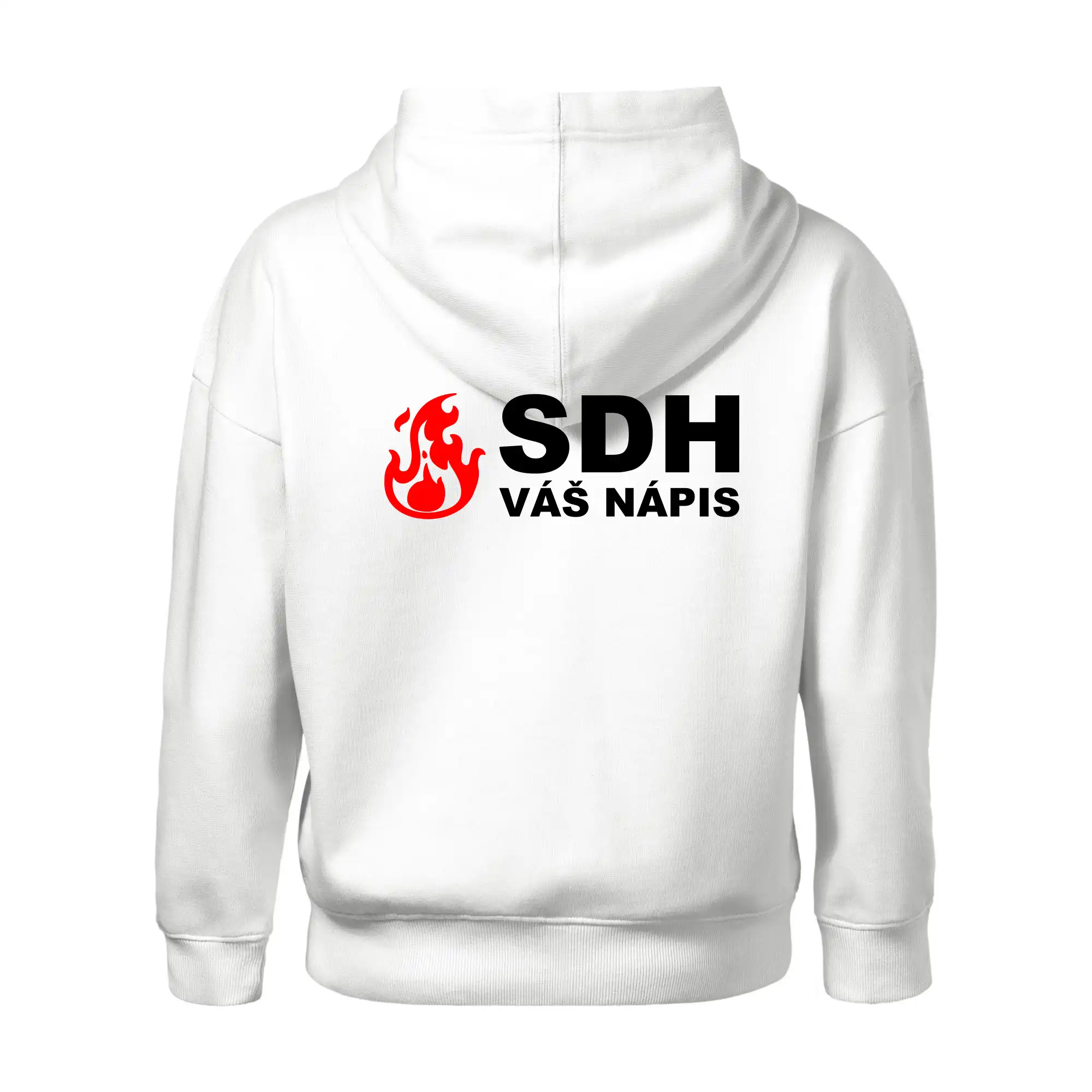 SDH nápis (oheň, firesport, název sboru - vlastní nápis)