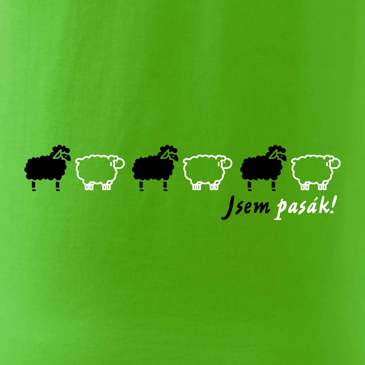 Jsem pasák - ovce v řadě