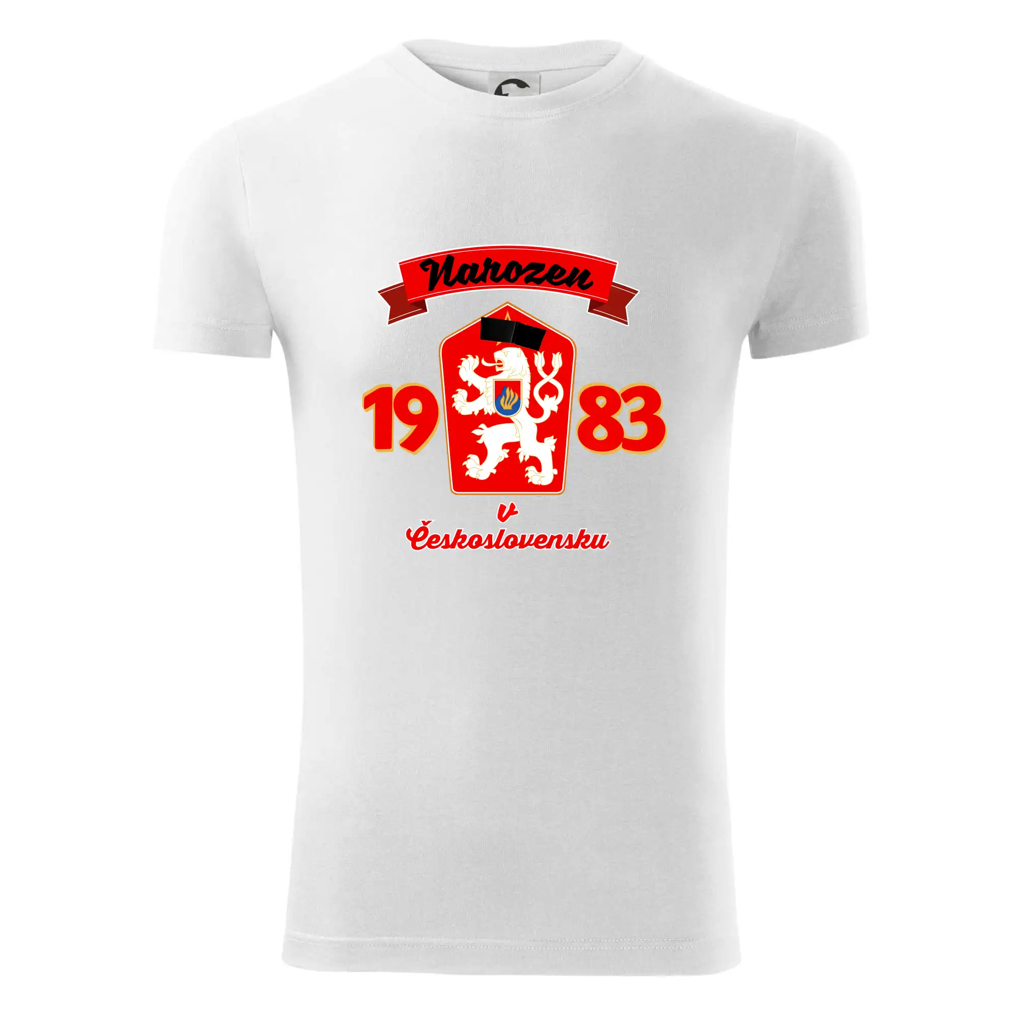 Narozen v Československu - Přelepený znak 1983