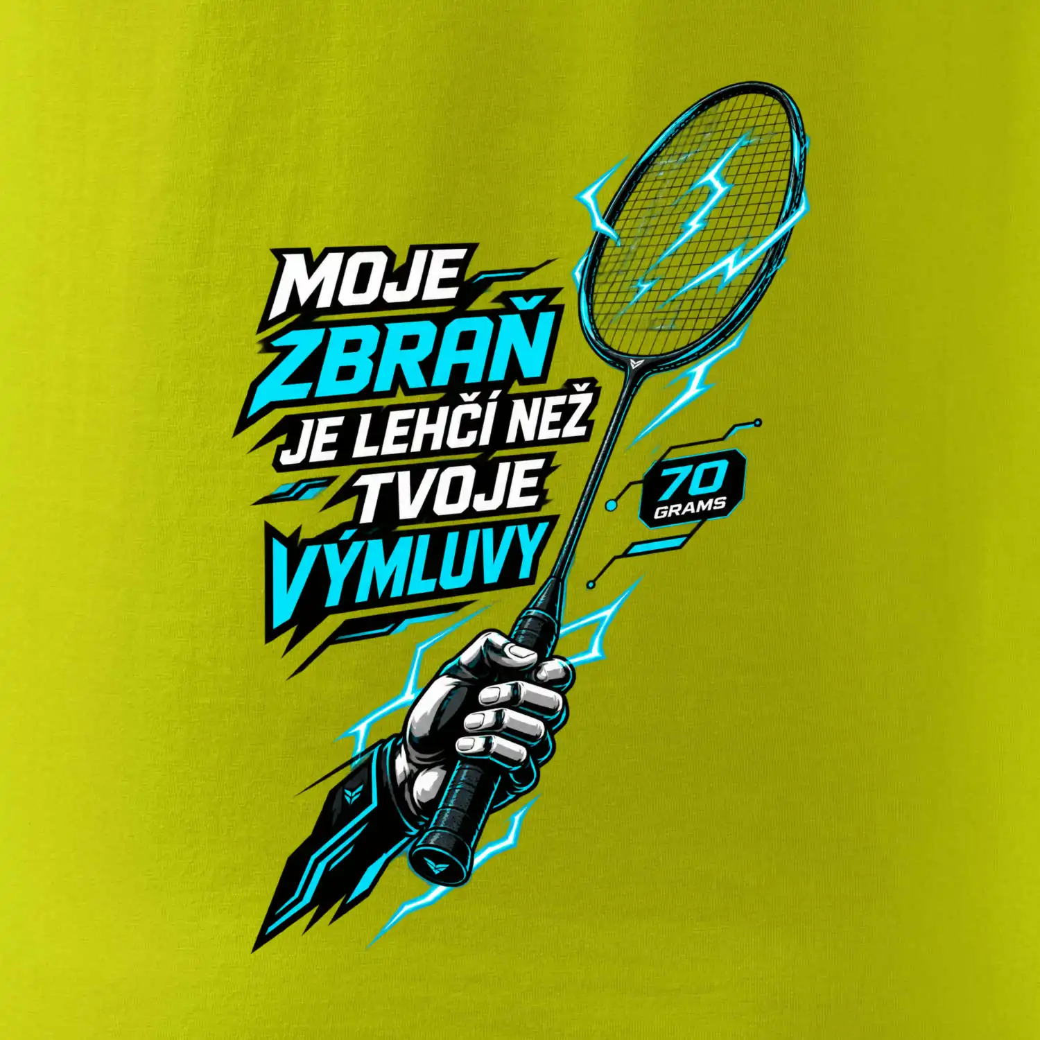 Badminton lehká raketa bez výmluv