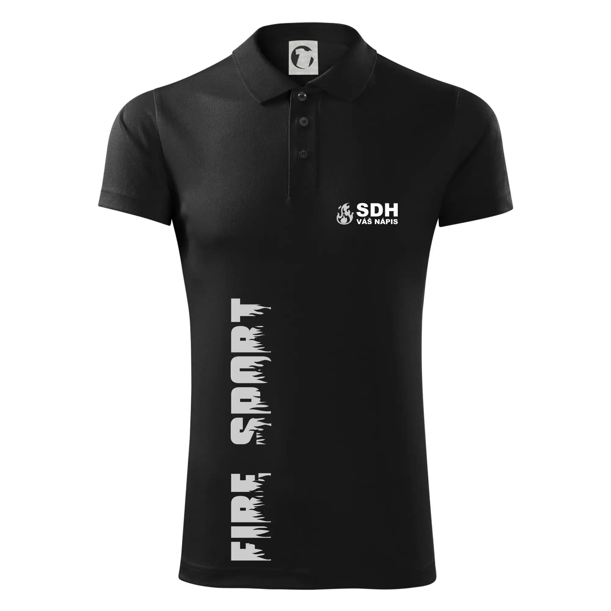 SDH REFLEXNÍ nápis (oheň, firesport, název sboru - vlastní nápis)