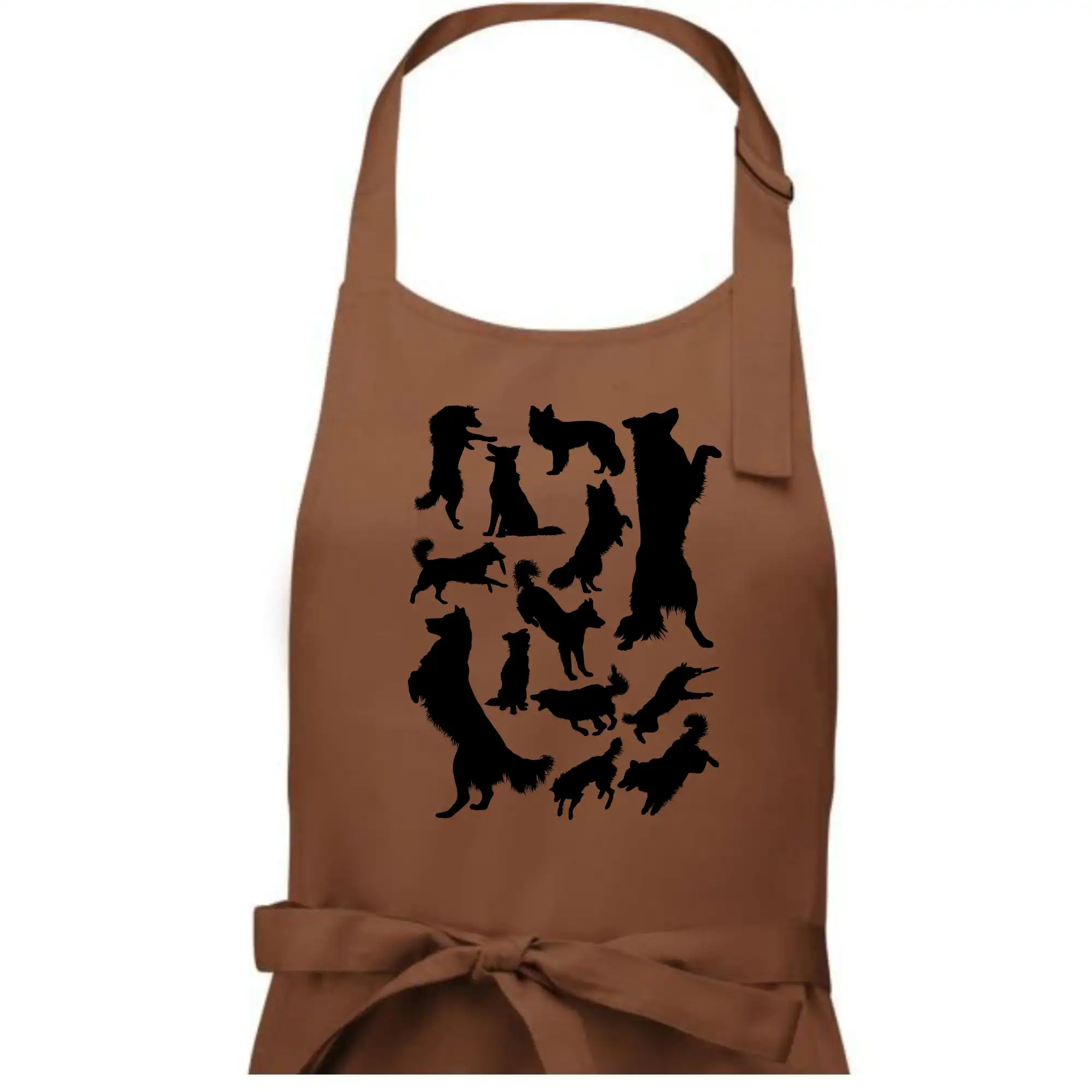 Border kolie siluety