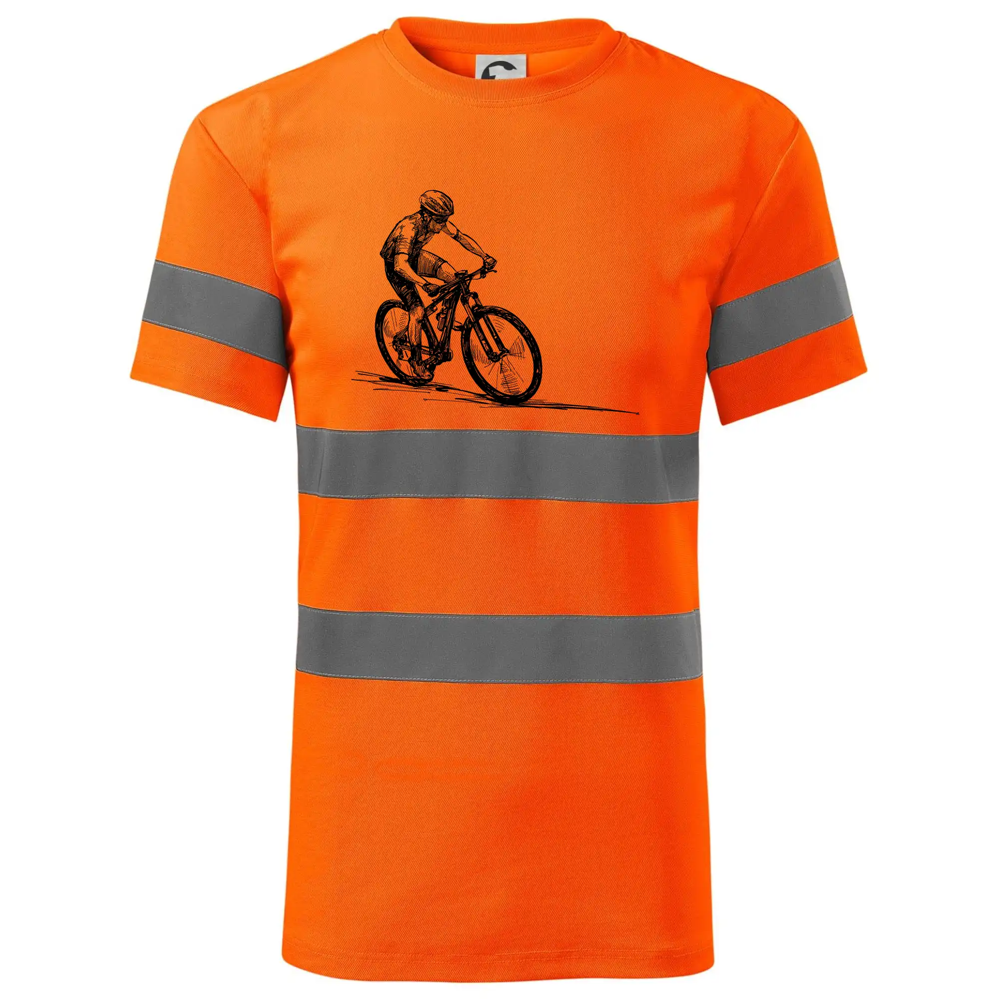 MTB kreslený cyklista