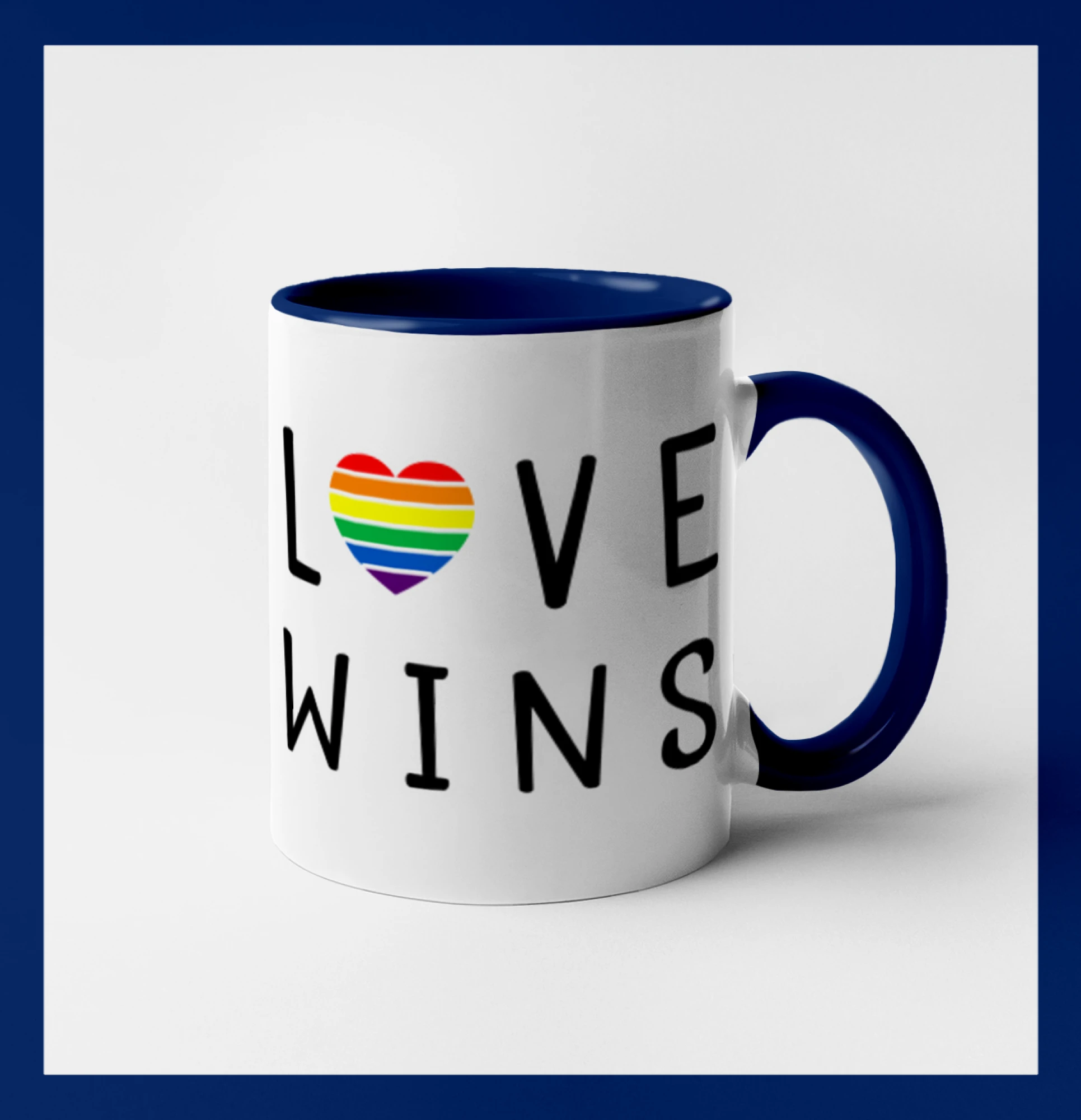 Love wins nápis