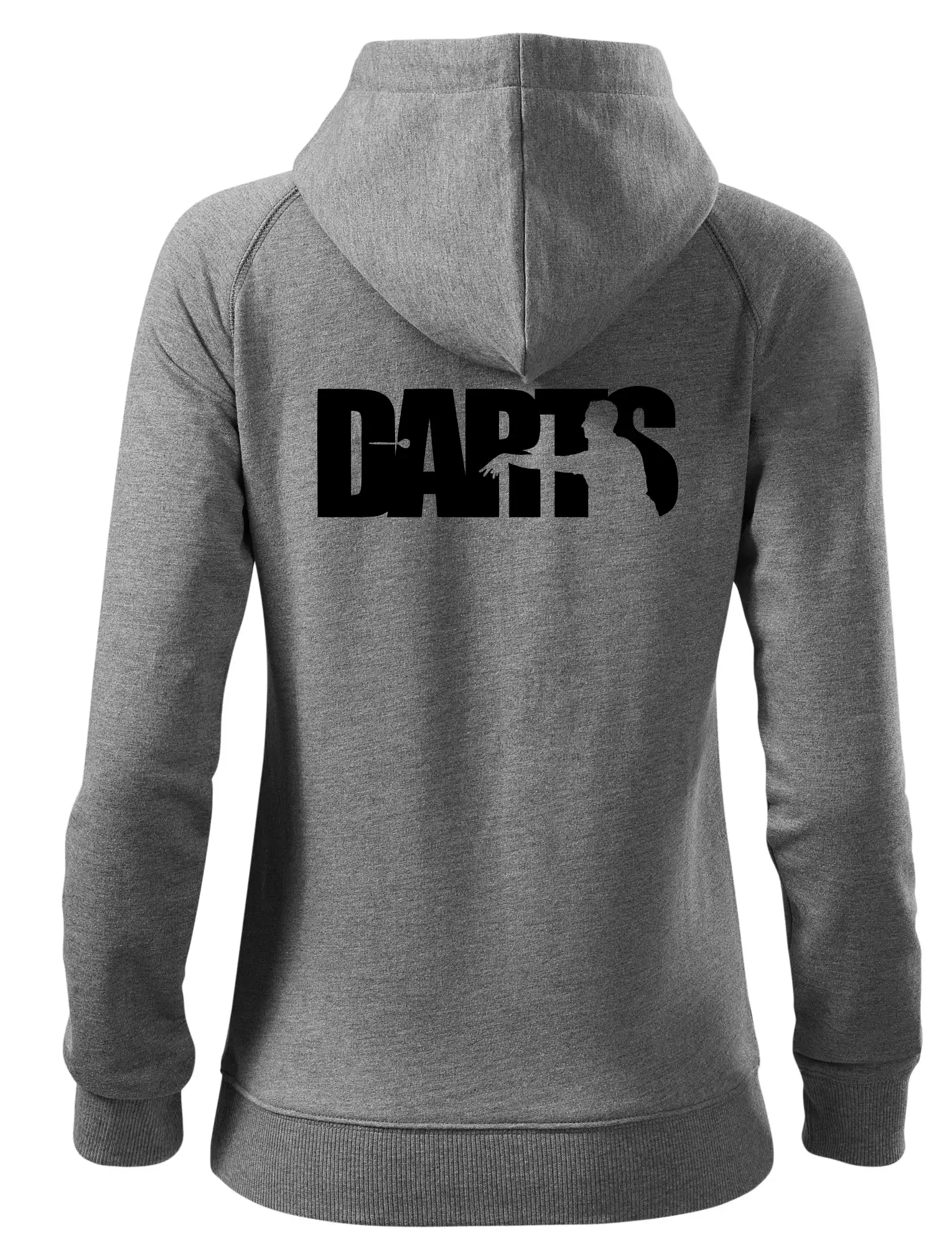 Darts - nápis se šipkařem