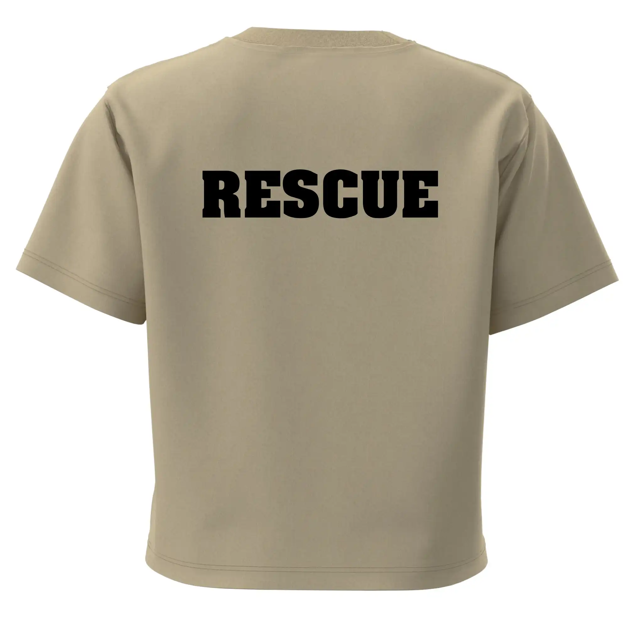 Rescue - Hvězda na prsu +  nápis na zádech