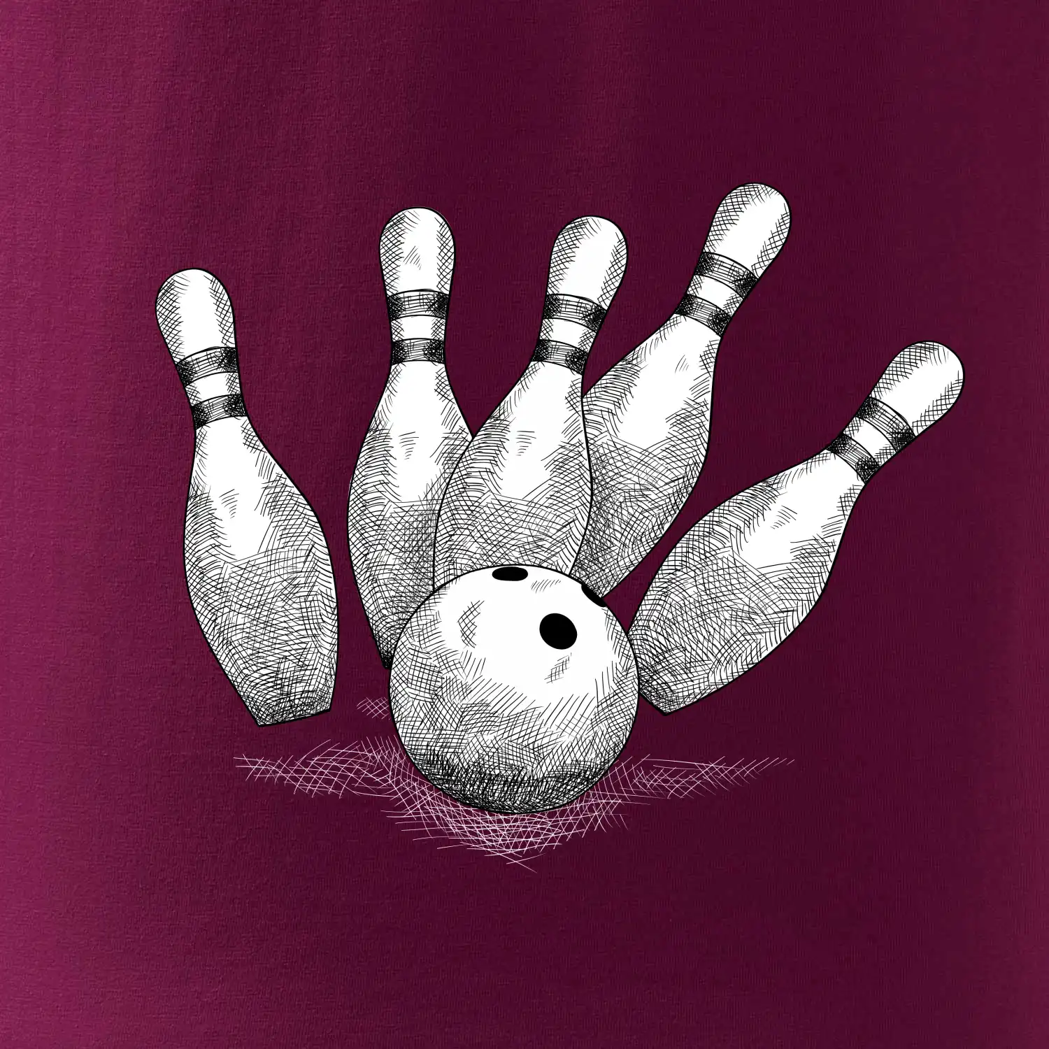 Bowling kresba