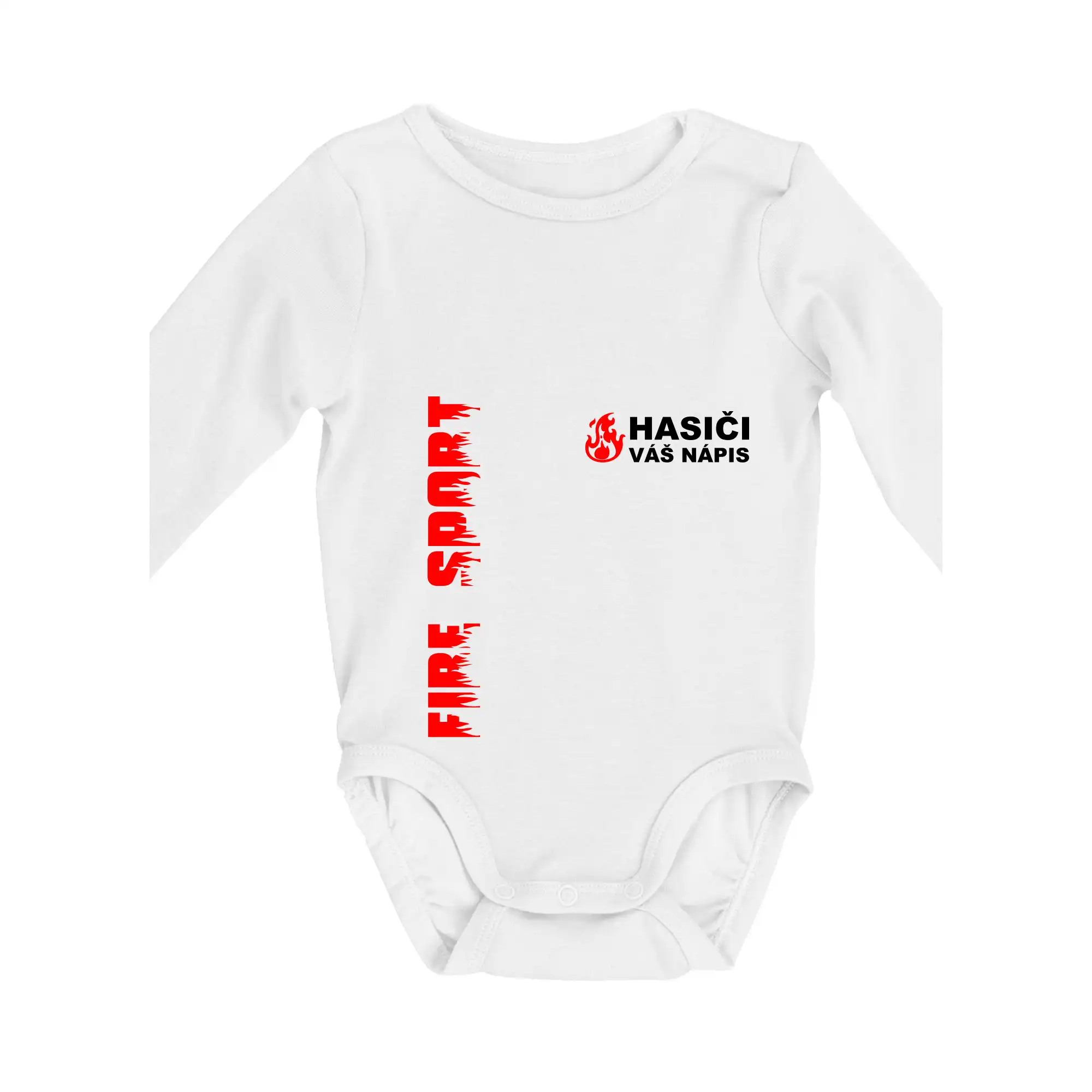Hasiči (oheň,  Firesport, název sboru - vlastní nápis)