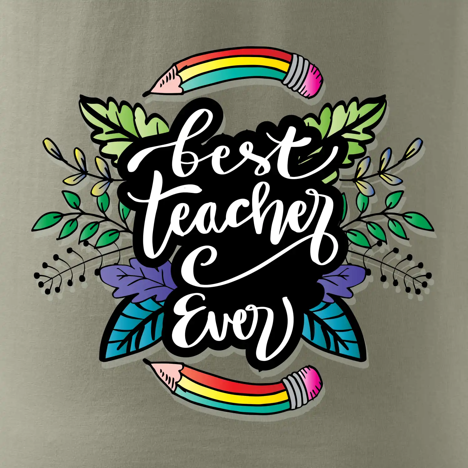 Barevné tužky best teacher ever