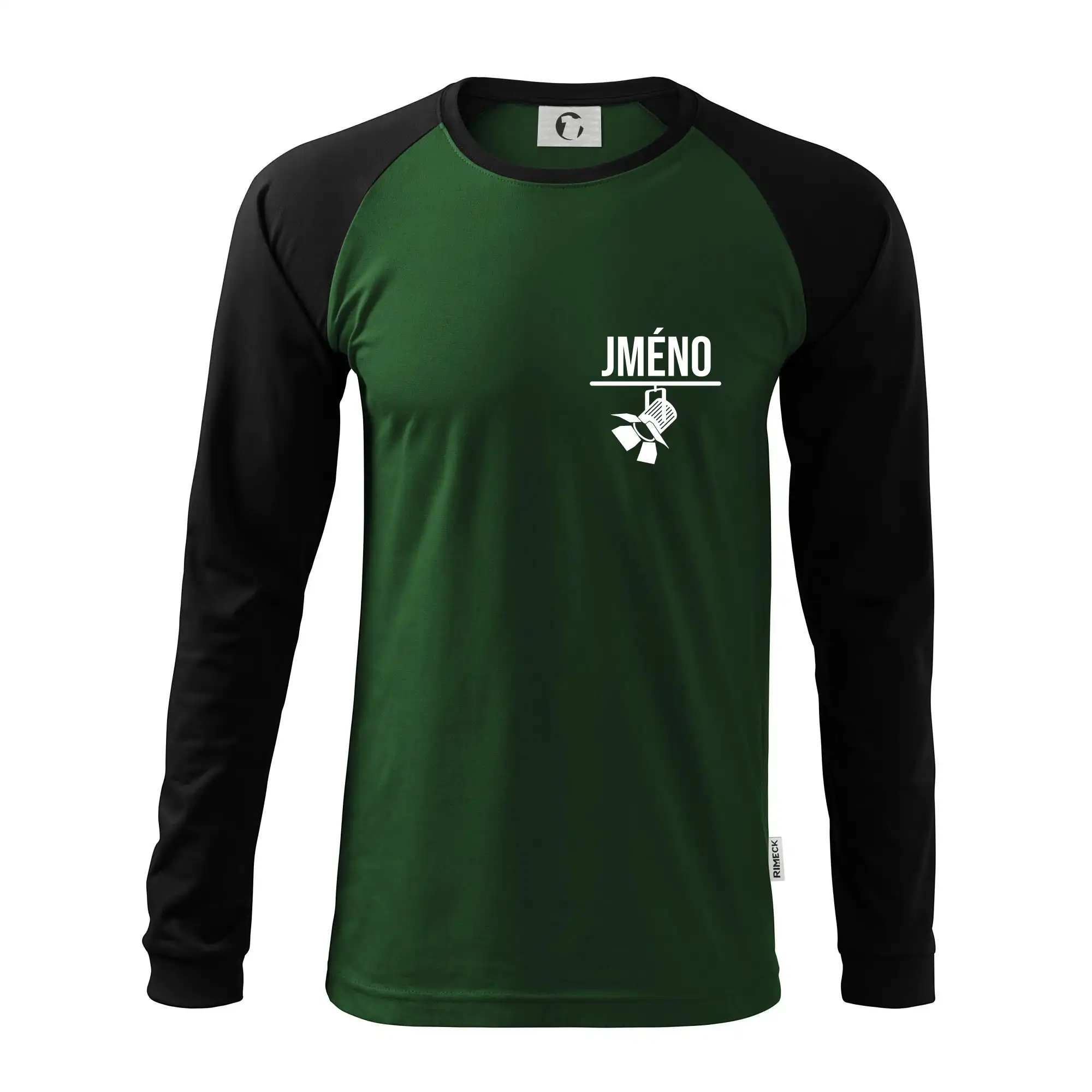 Jméno a nápis na zádech - stage crew