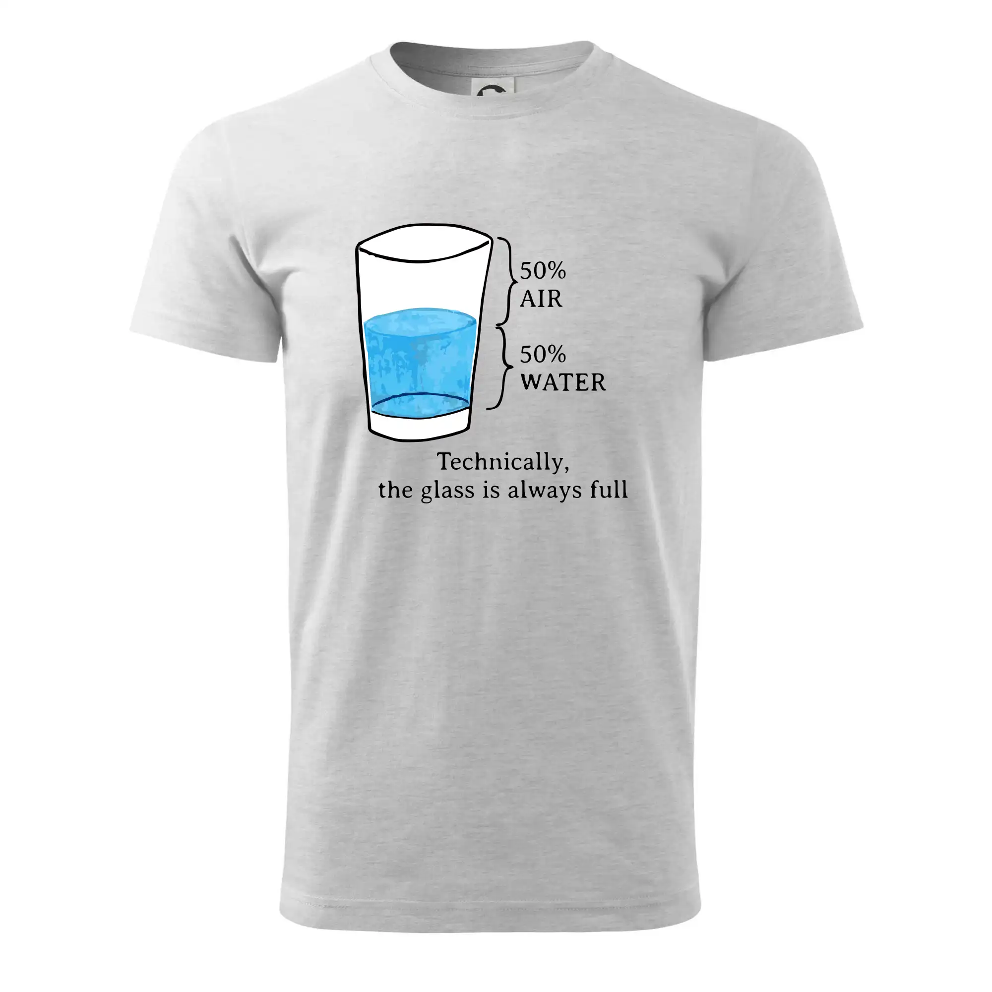 Technically, the glass is always full