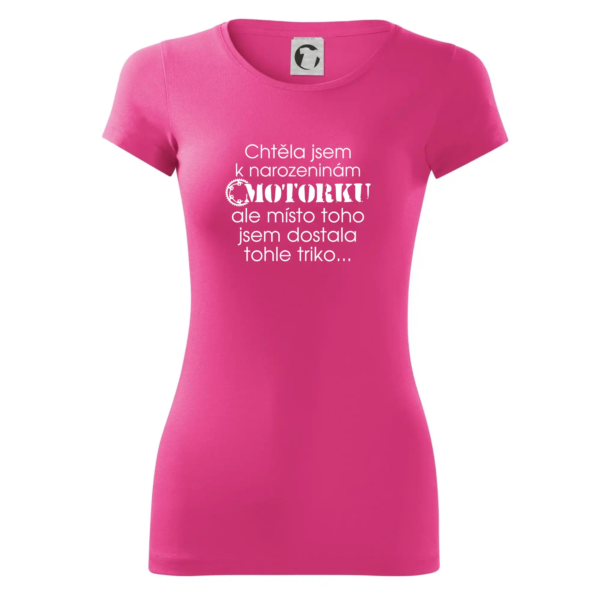 Chtěla jsem dostat motorku - narozeniny