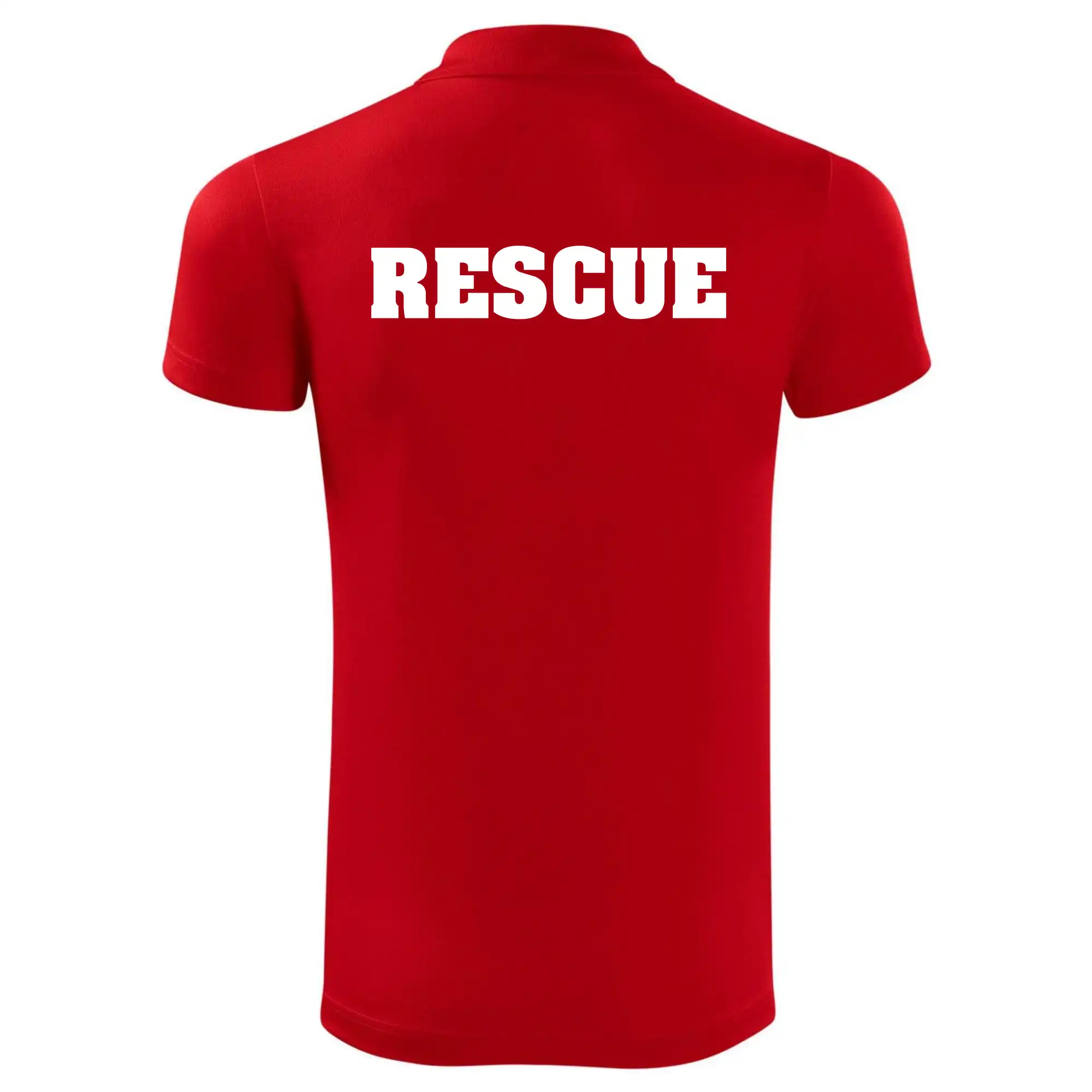 Rescue - Hvězda na prsu +  nápis na zádech