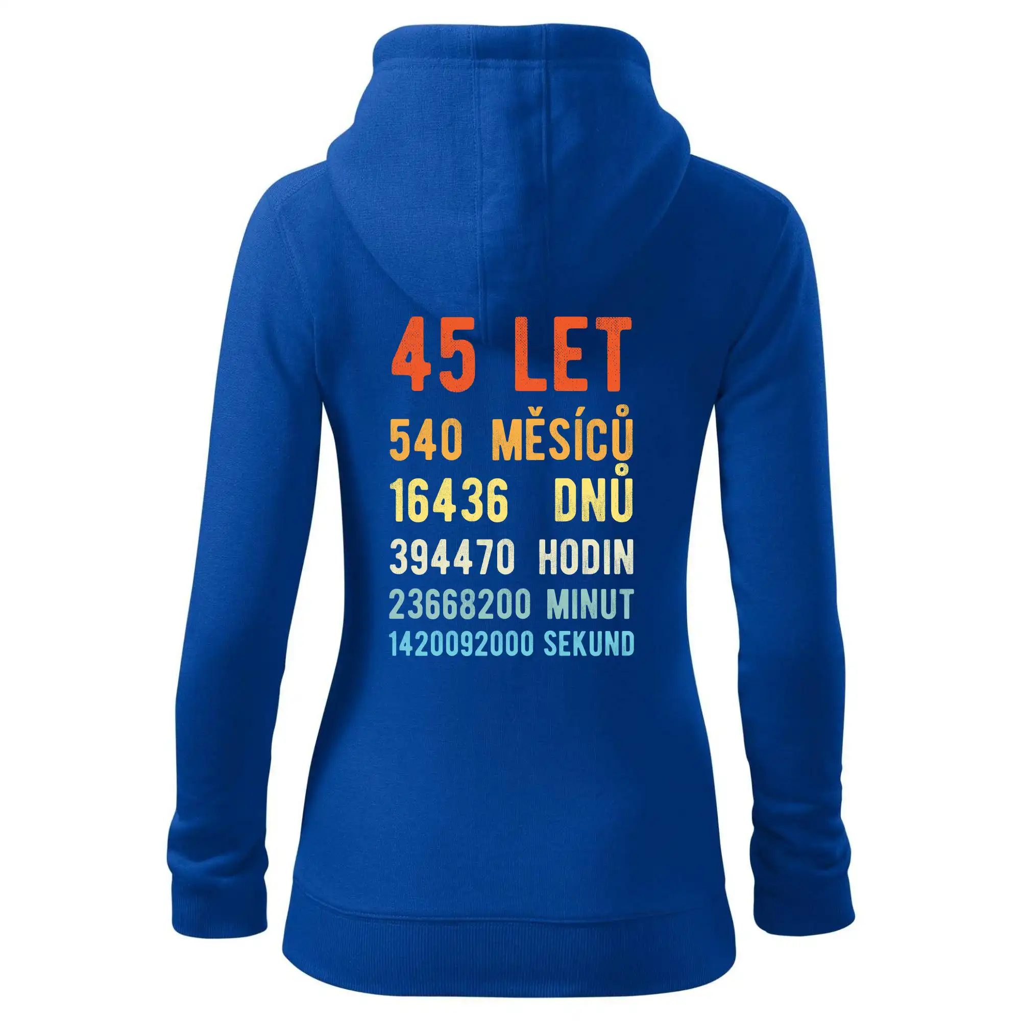Narozeniny 45 přepočet času