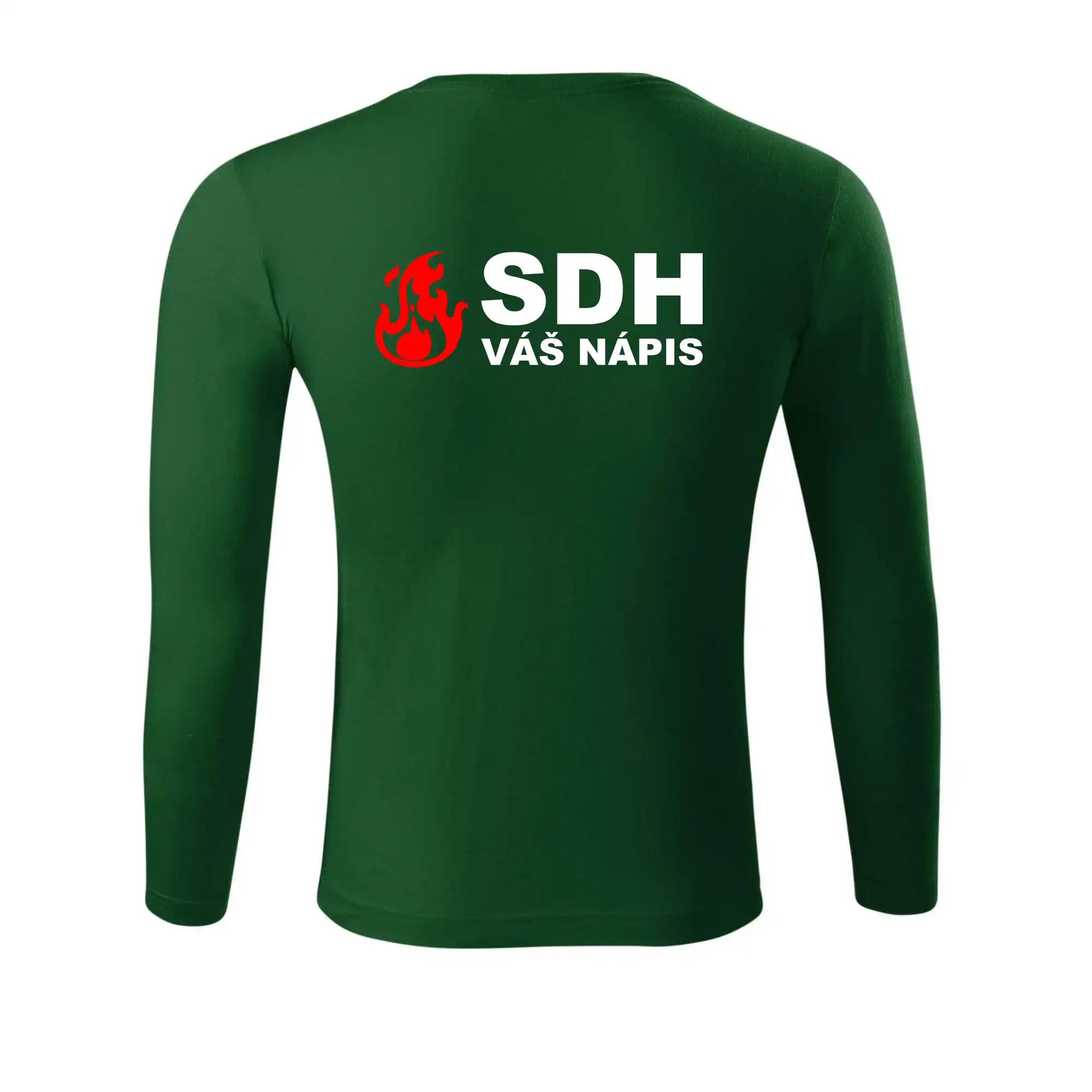 SDH nápis (oheň, firesport, název sboru - vlastní nápis)
