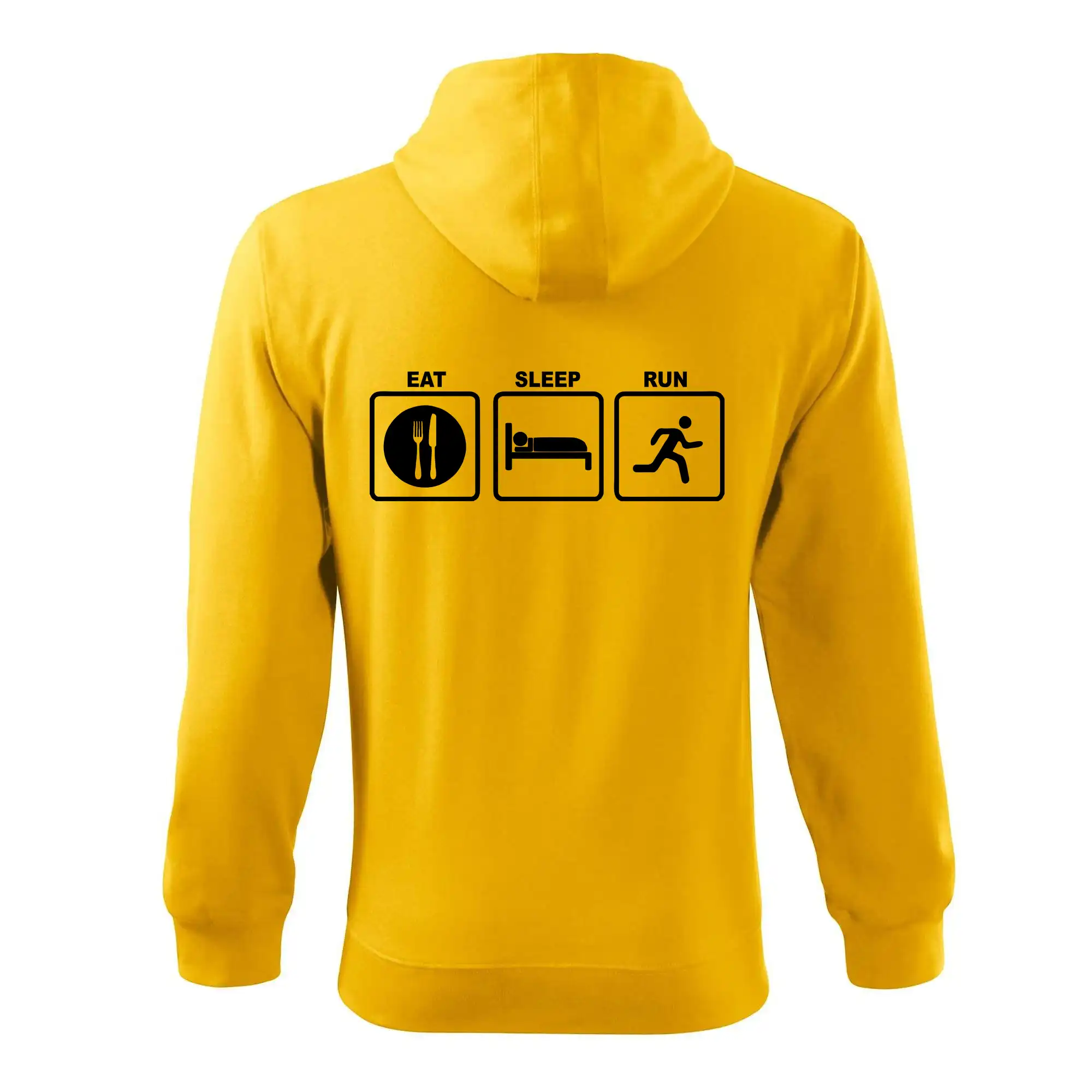 Eat sleep run čtverce