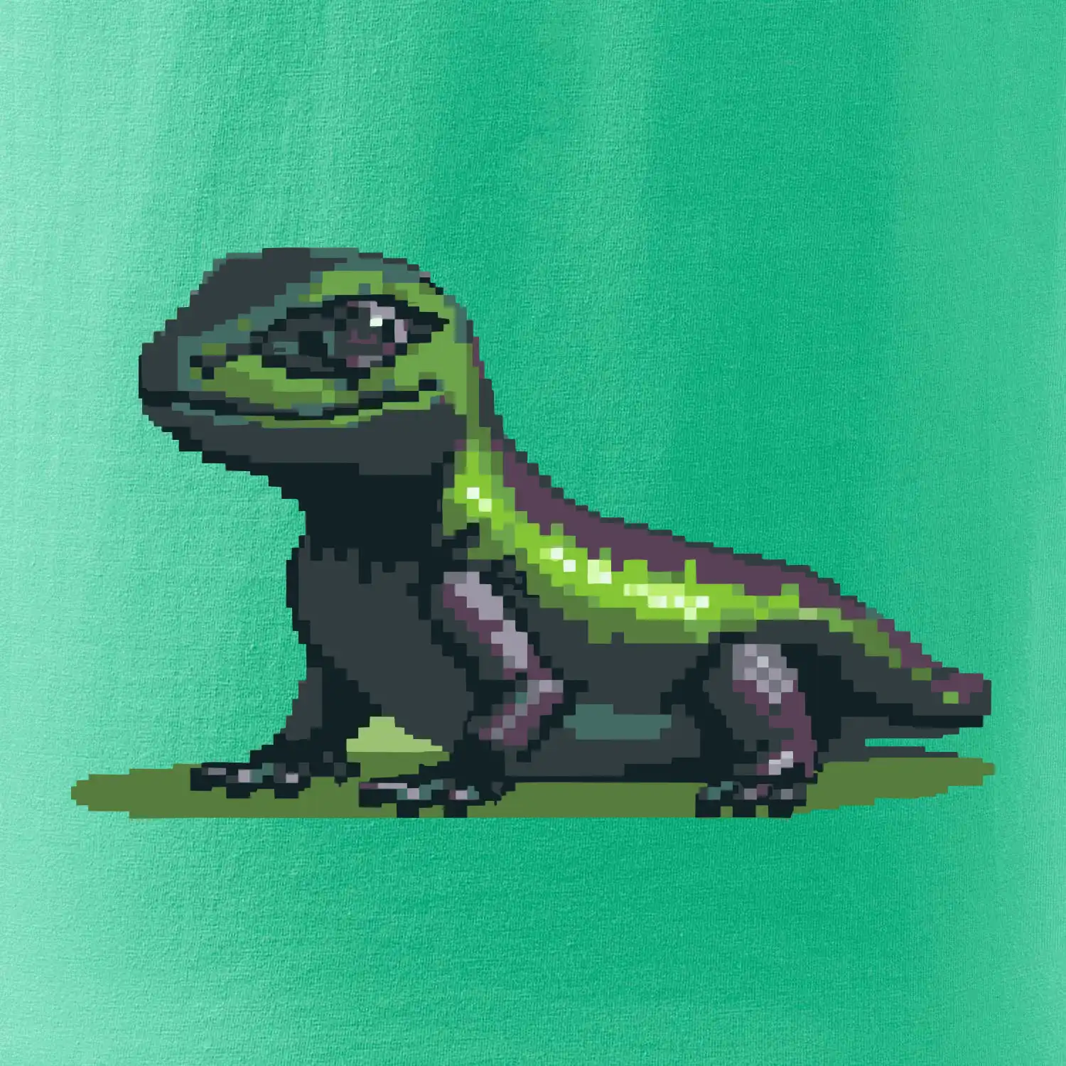 Leguán pixel