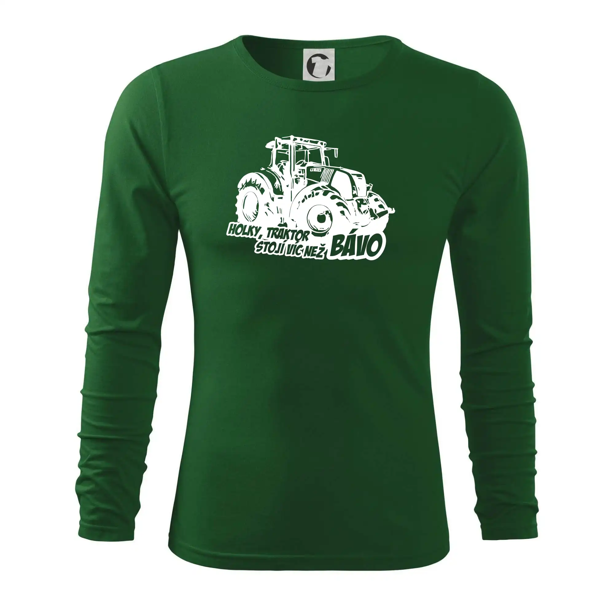 Holky, traktor stojí víc než bávo