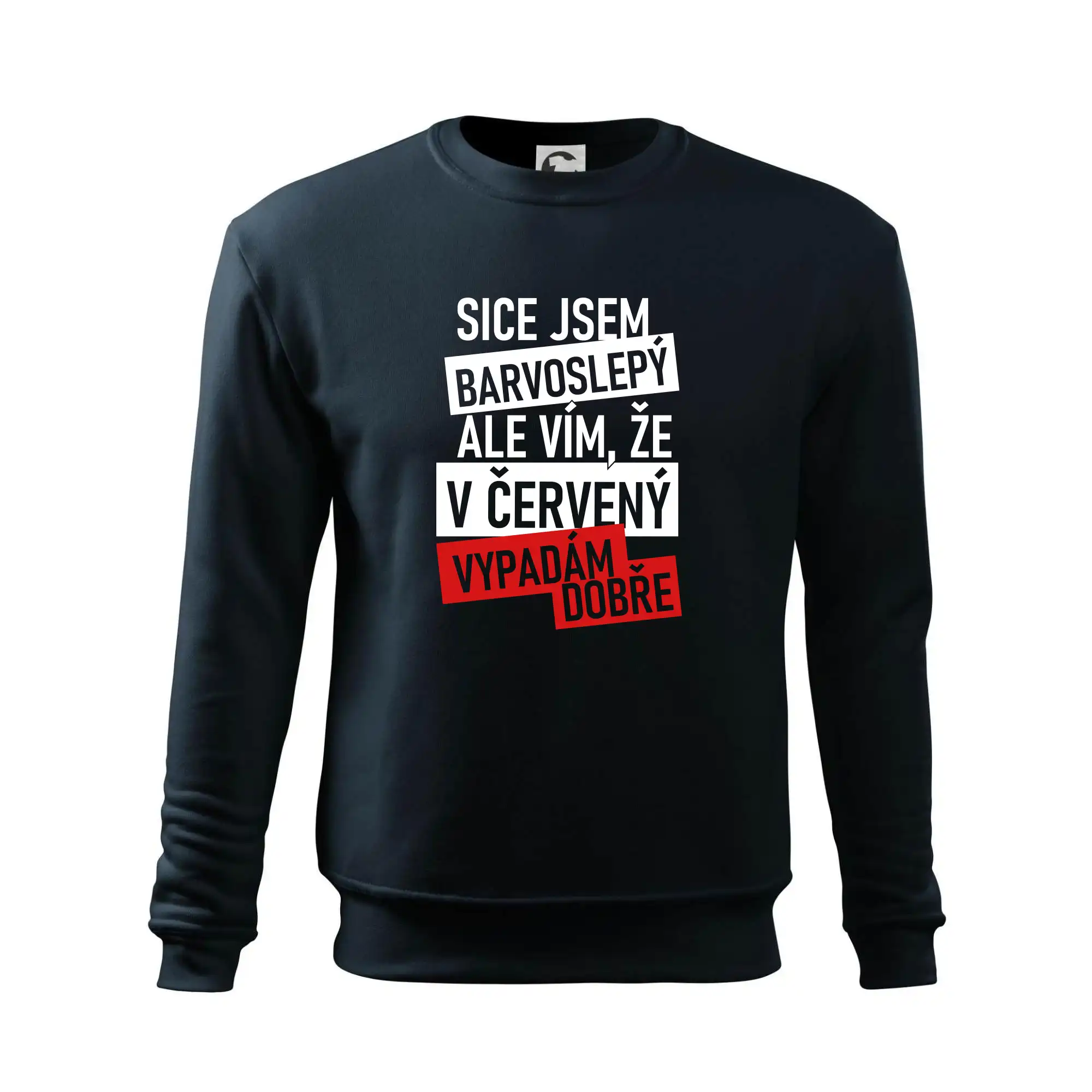 Sice jsem barvoslepý, ale vím, že v červené vypadám dobře