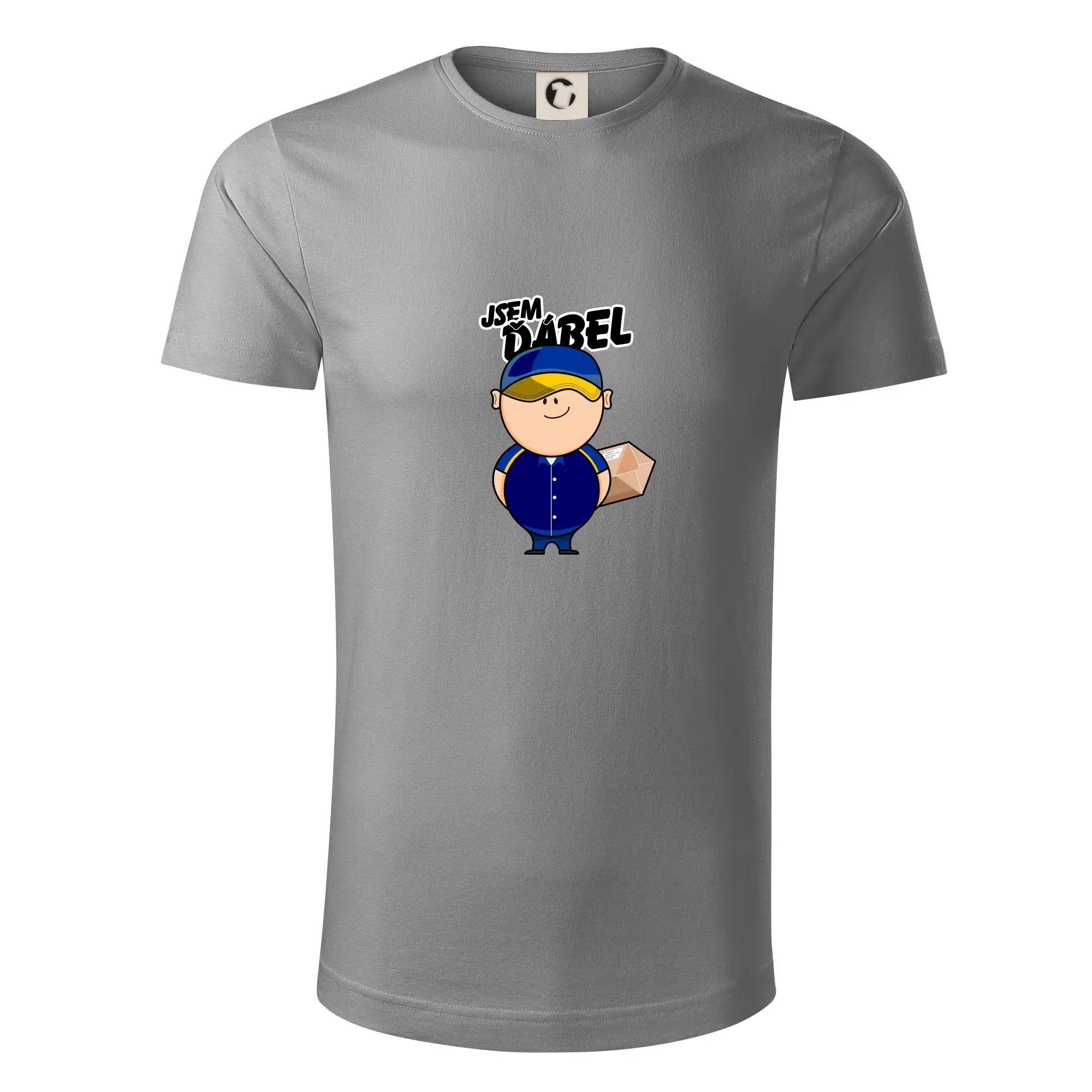 Jsem ďábel doručovatel modro žlutý