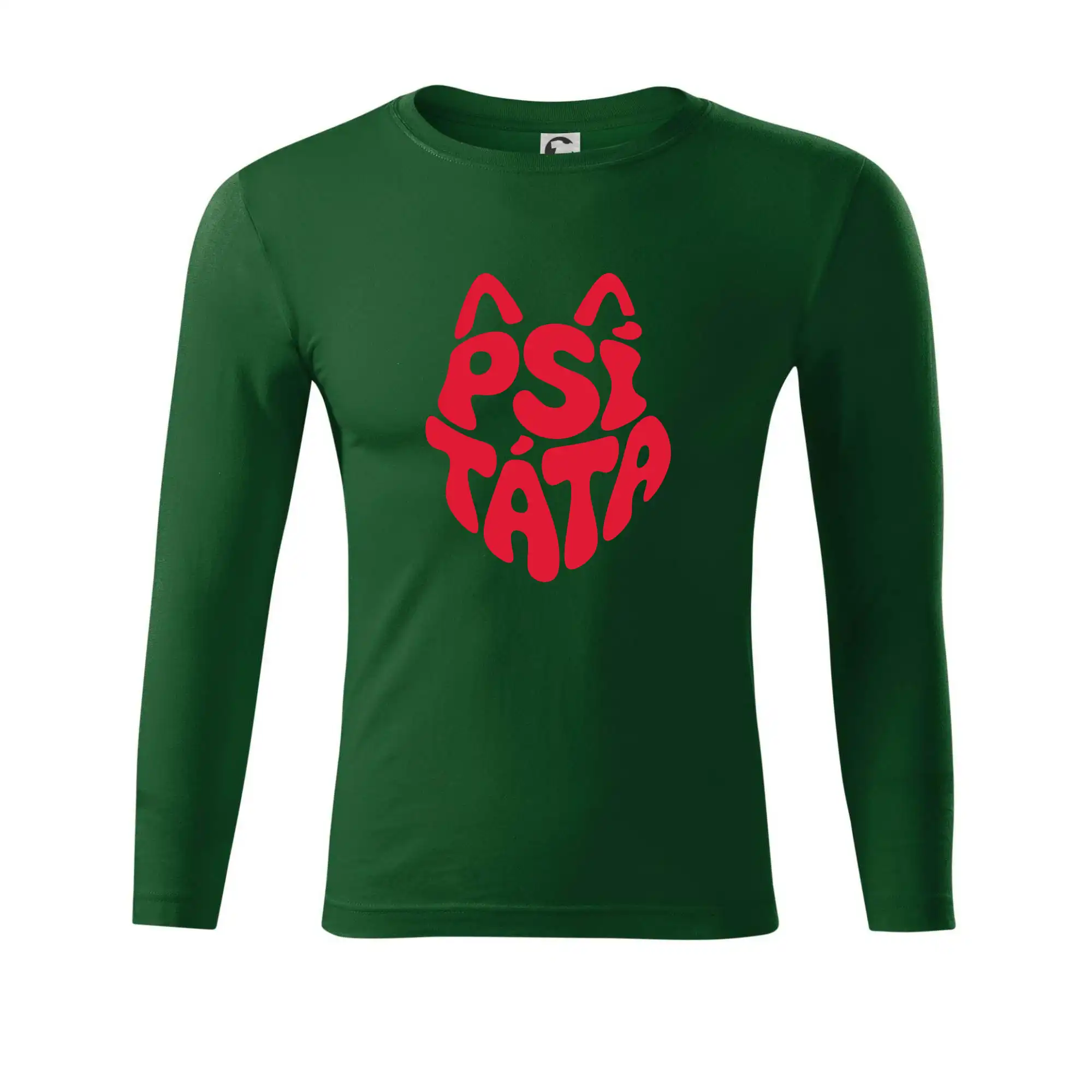 Psí táta nápis v hlavě