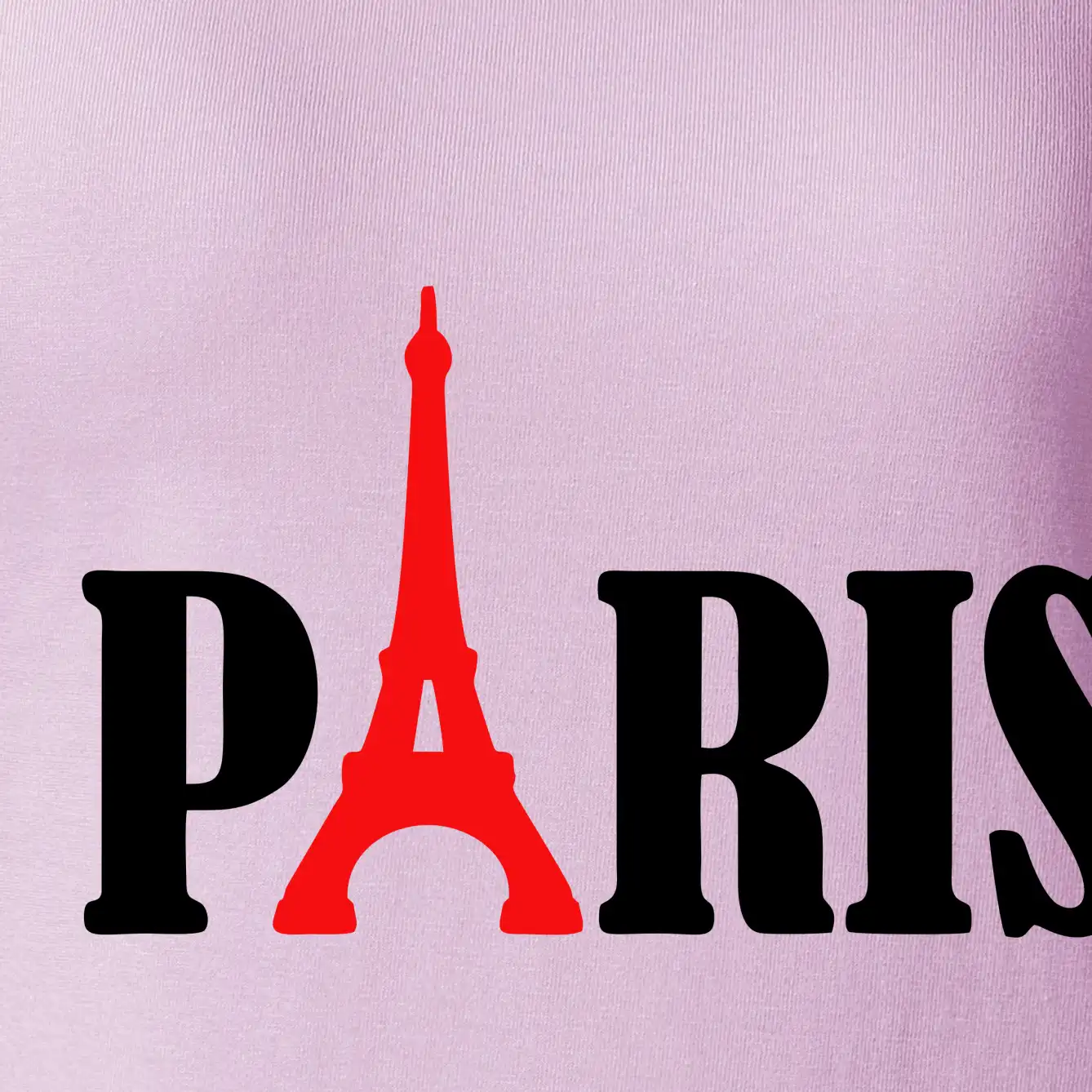 Paris nápis Eiffelova věž