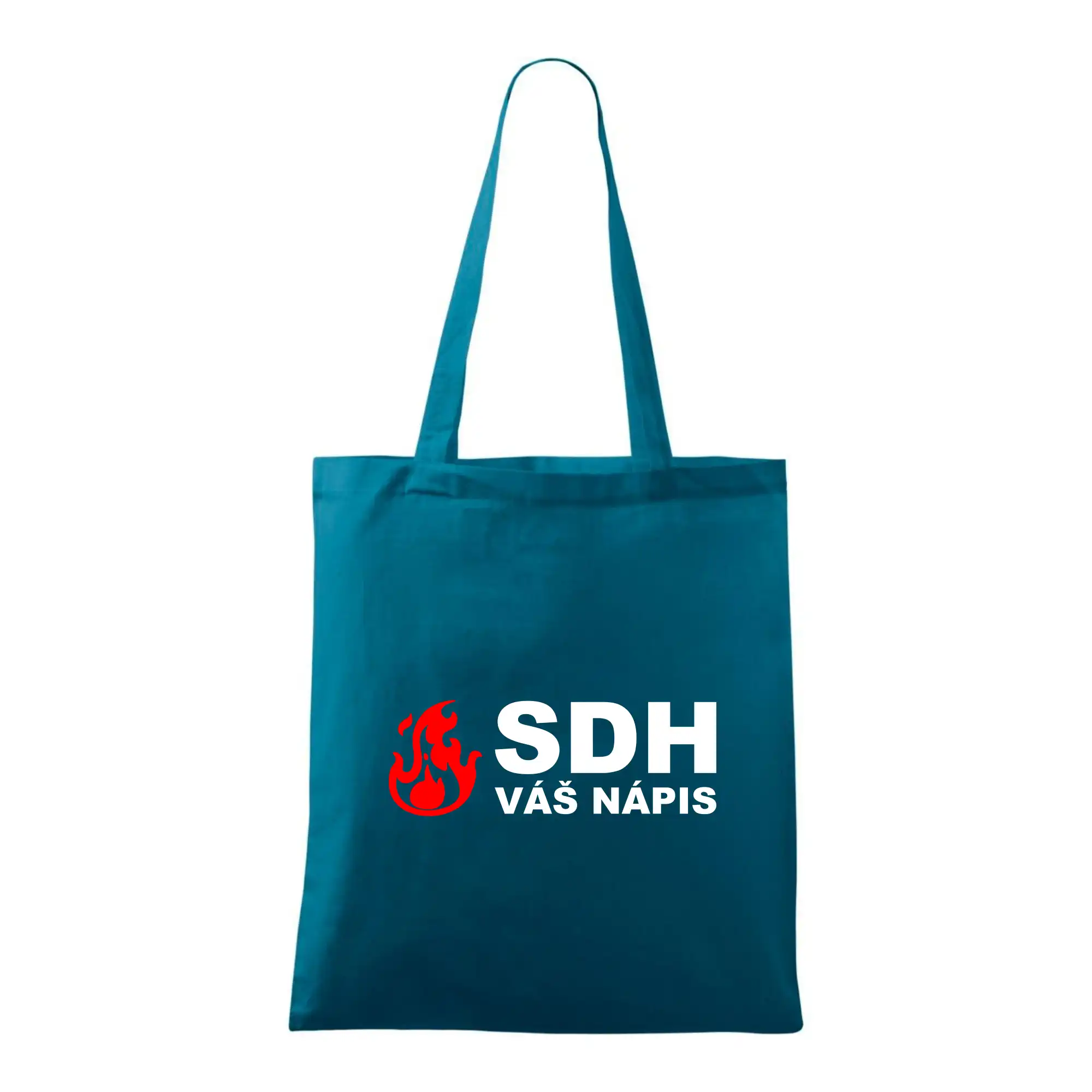 SDH nápis (oheň, název sboru - vlastní nápis)