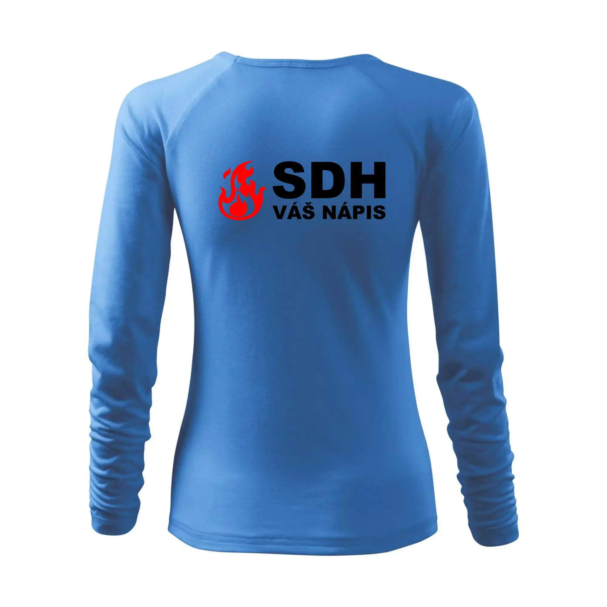 SDH nápis (oheň, firesport, název sboru - vlastní nápis)