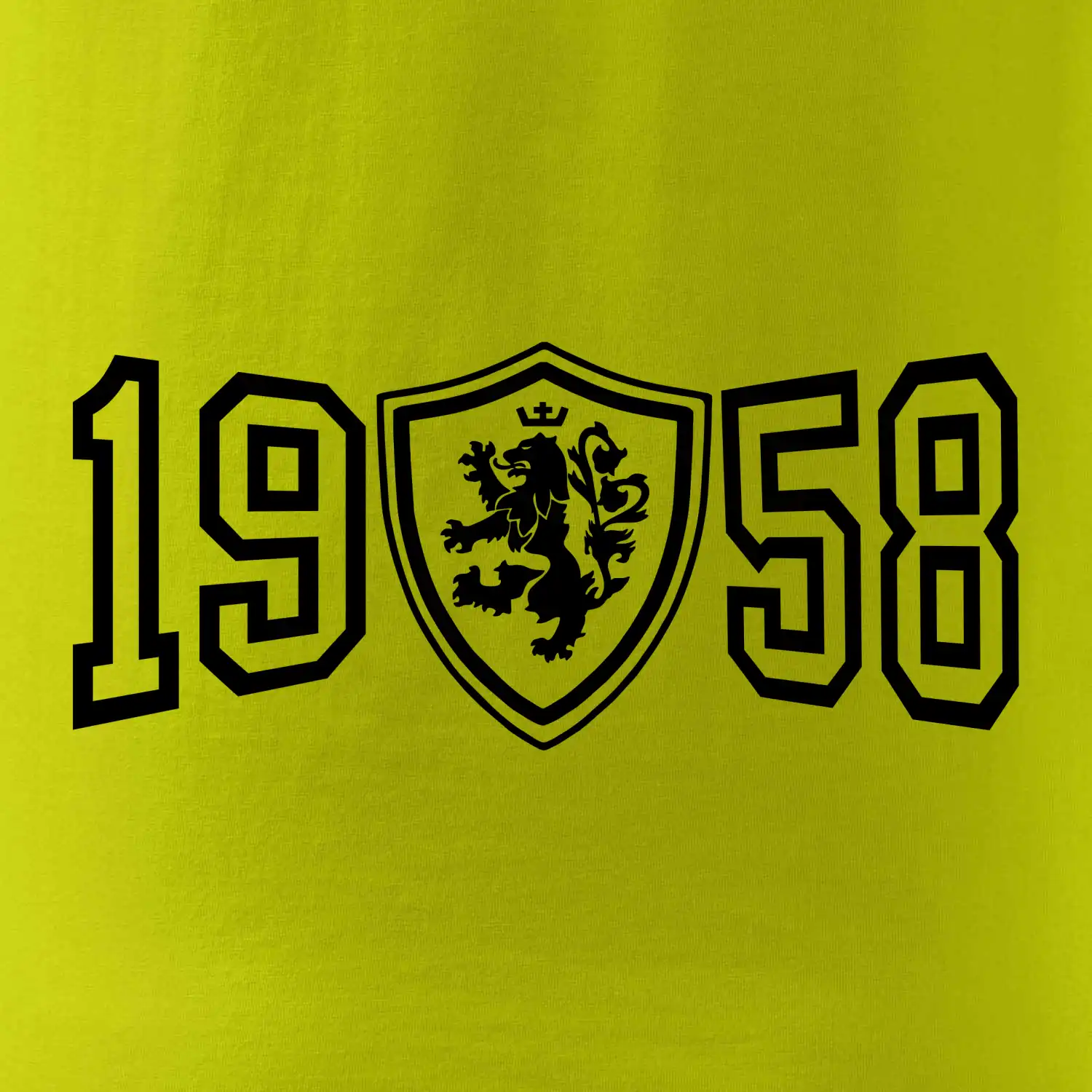 Narozeninový motiv - znak - 1958