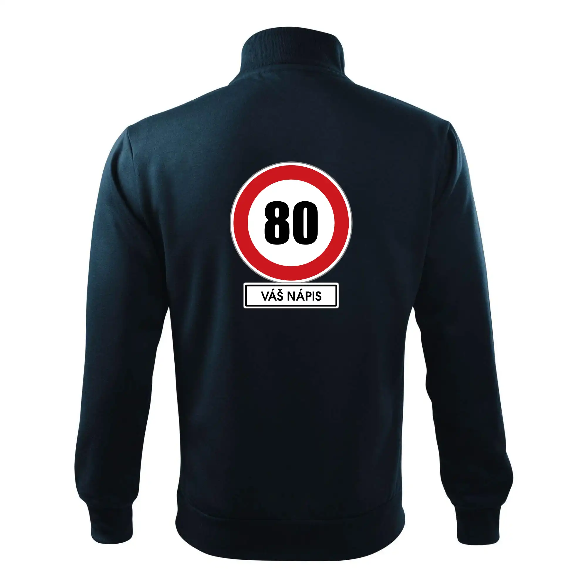 Dopravní značka - rychlost 80 - váš nápis