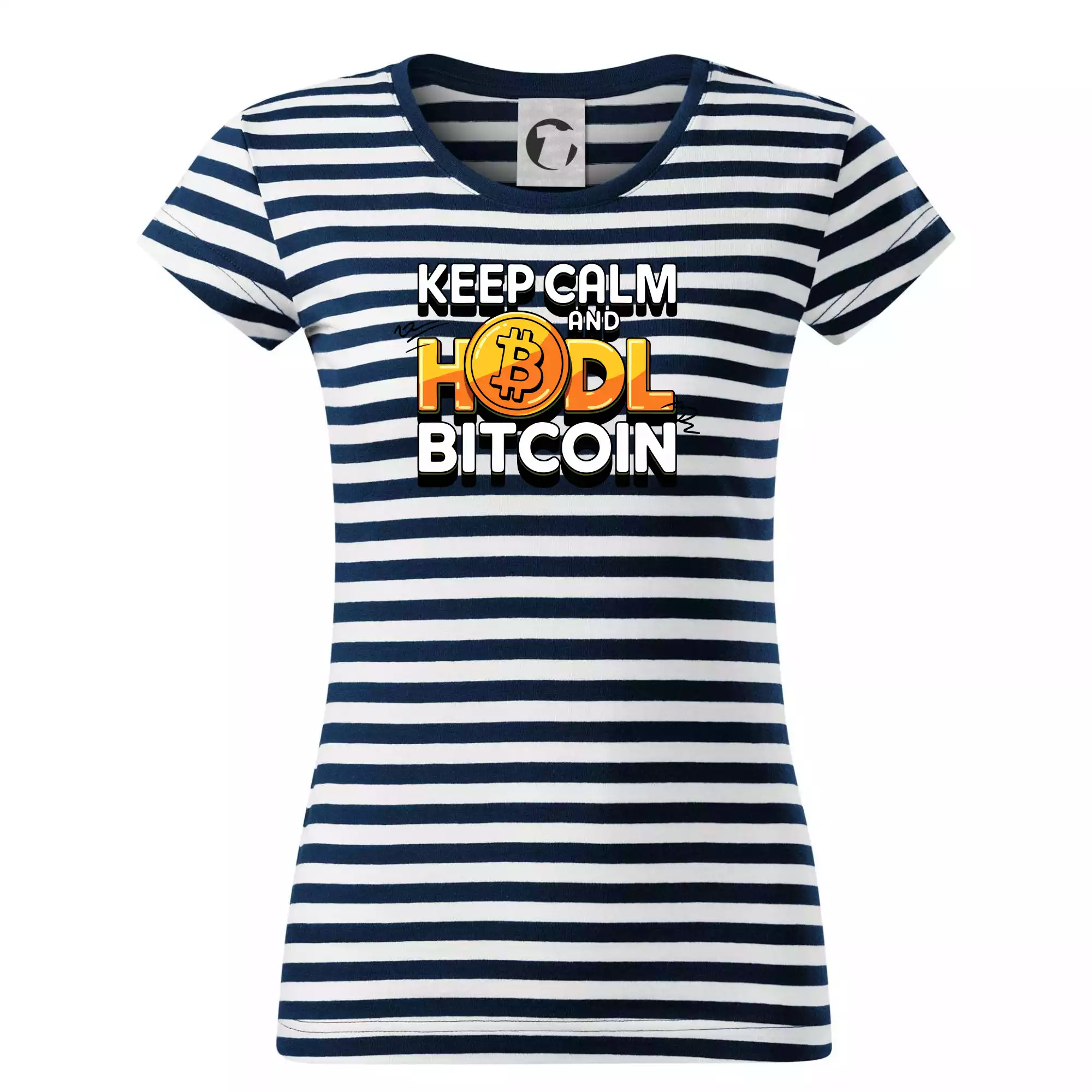 3D nápis Keep Calm and HODL Bitcoin