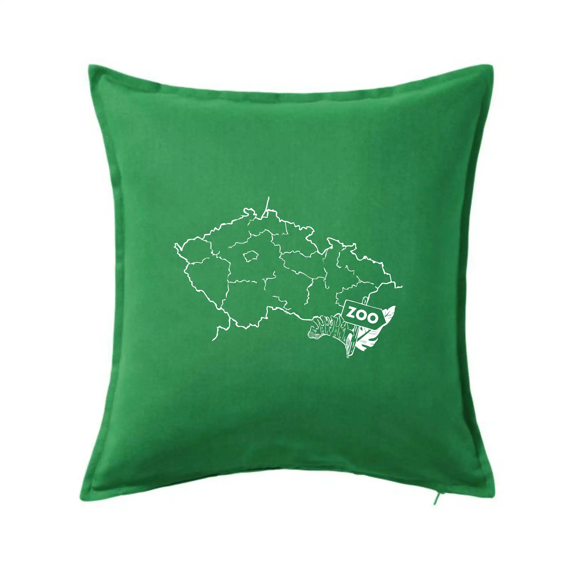 Tričko s mapou + ZOO nažehlovačky