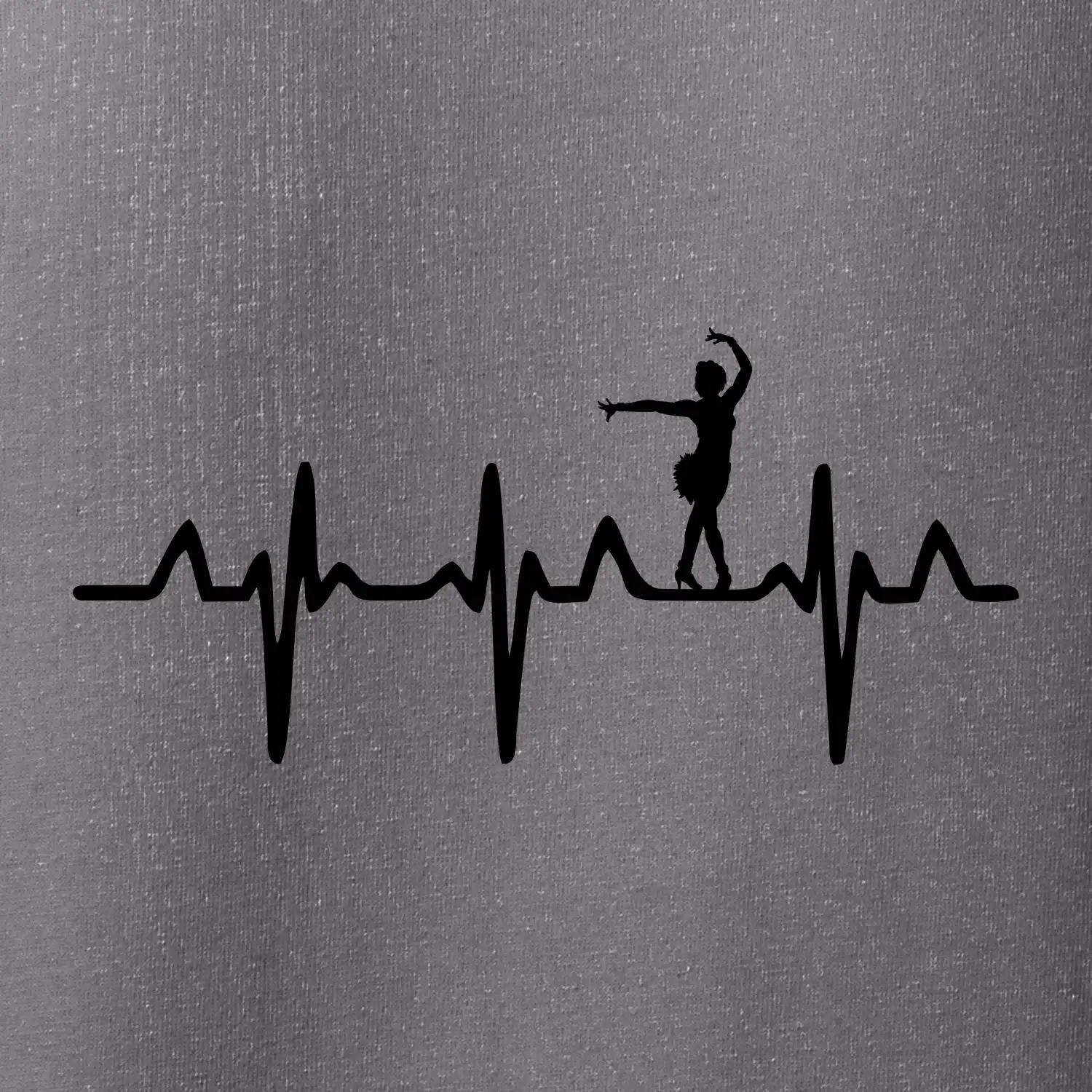 EKG tanečnice salsy