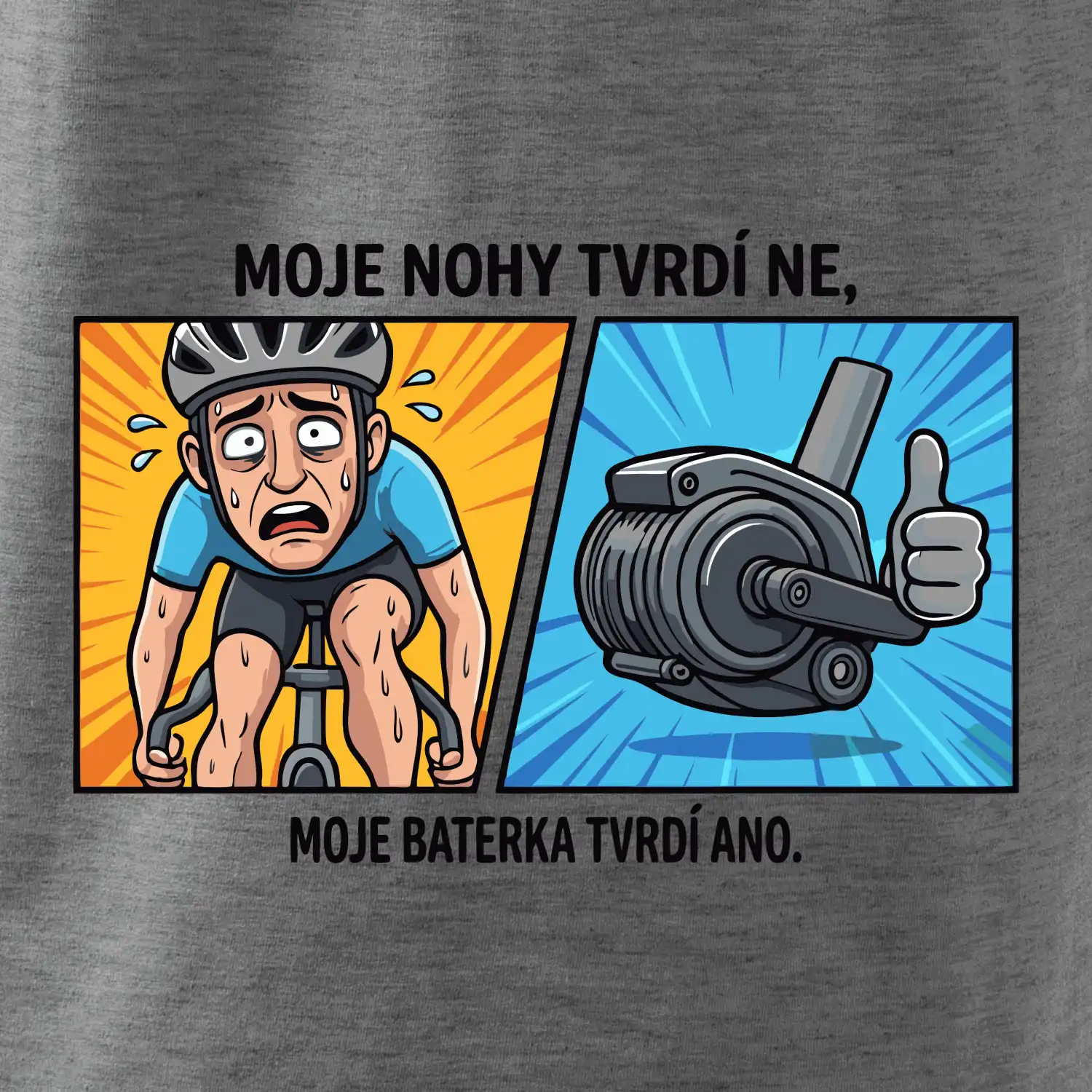 Moje nohy tvrdí NE, moje baterka tvrdí ANO