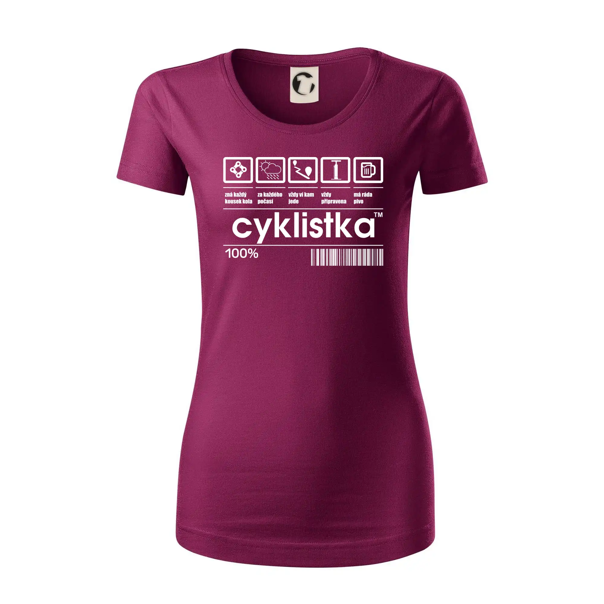 Čárový kód - Cyklistka