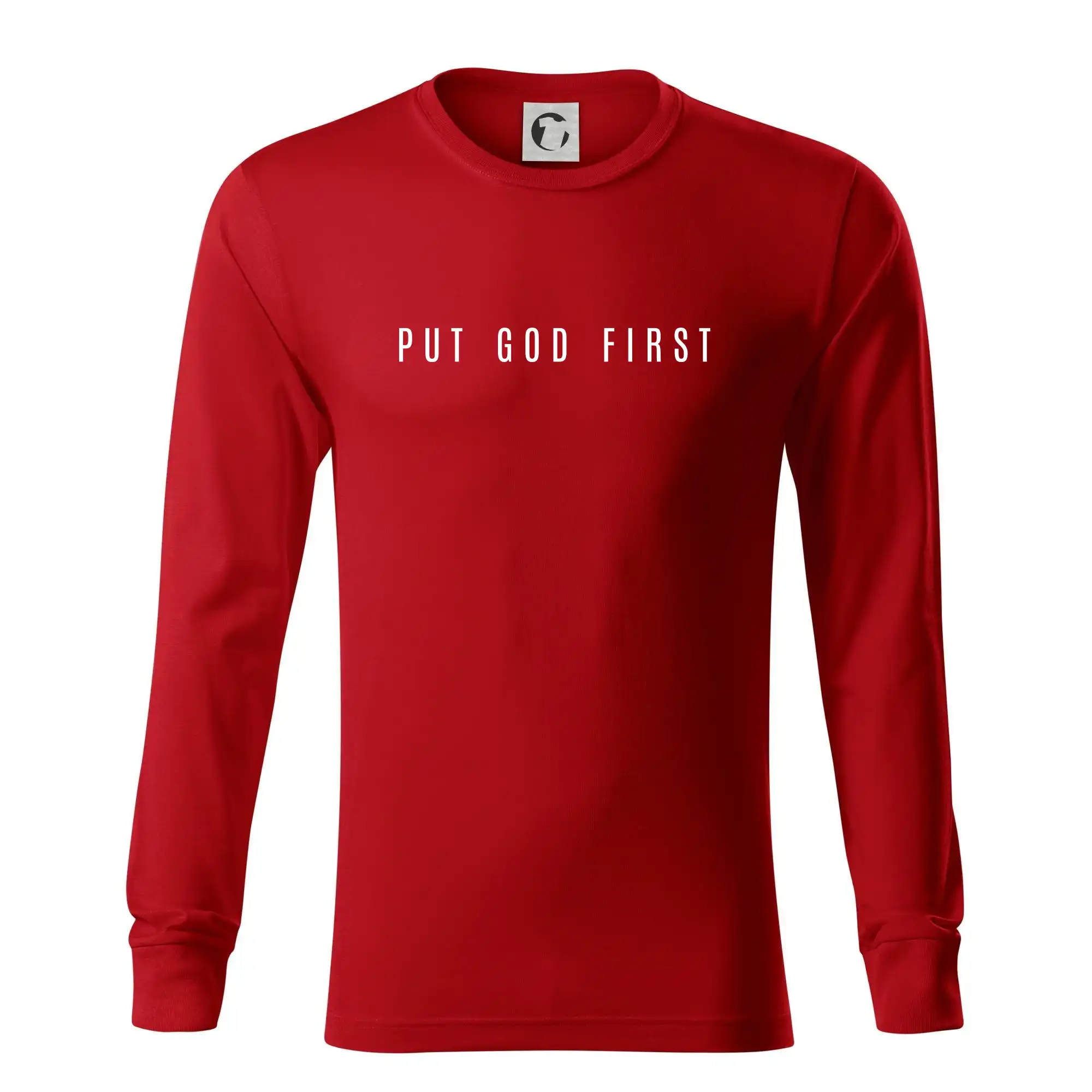 Put God first slabý nápis